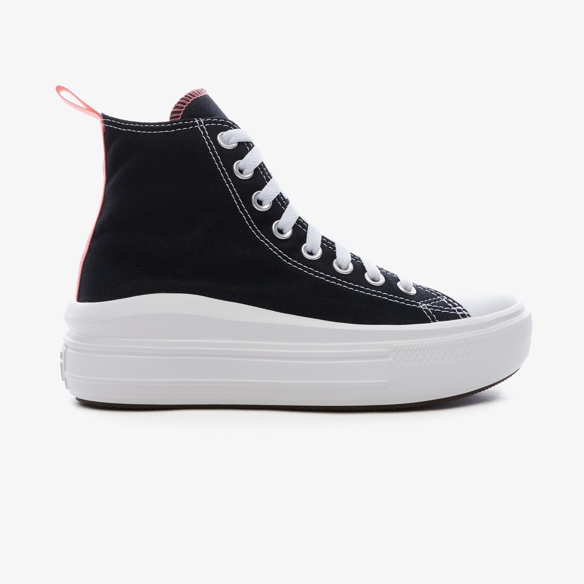 Converse Chuck Taylor All Star Move Çocuk Siyah Platform Sneaker