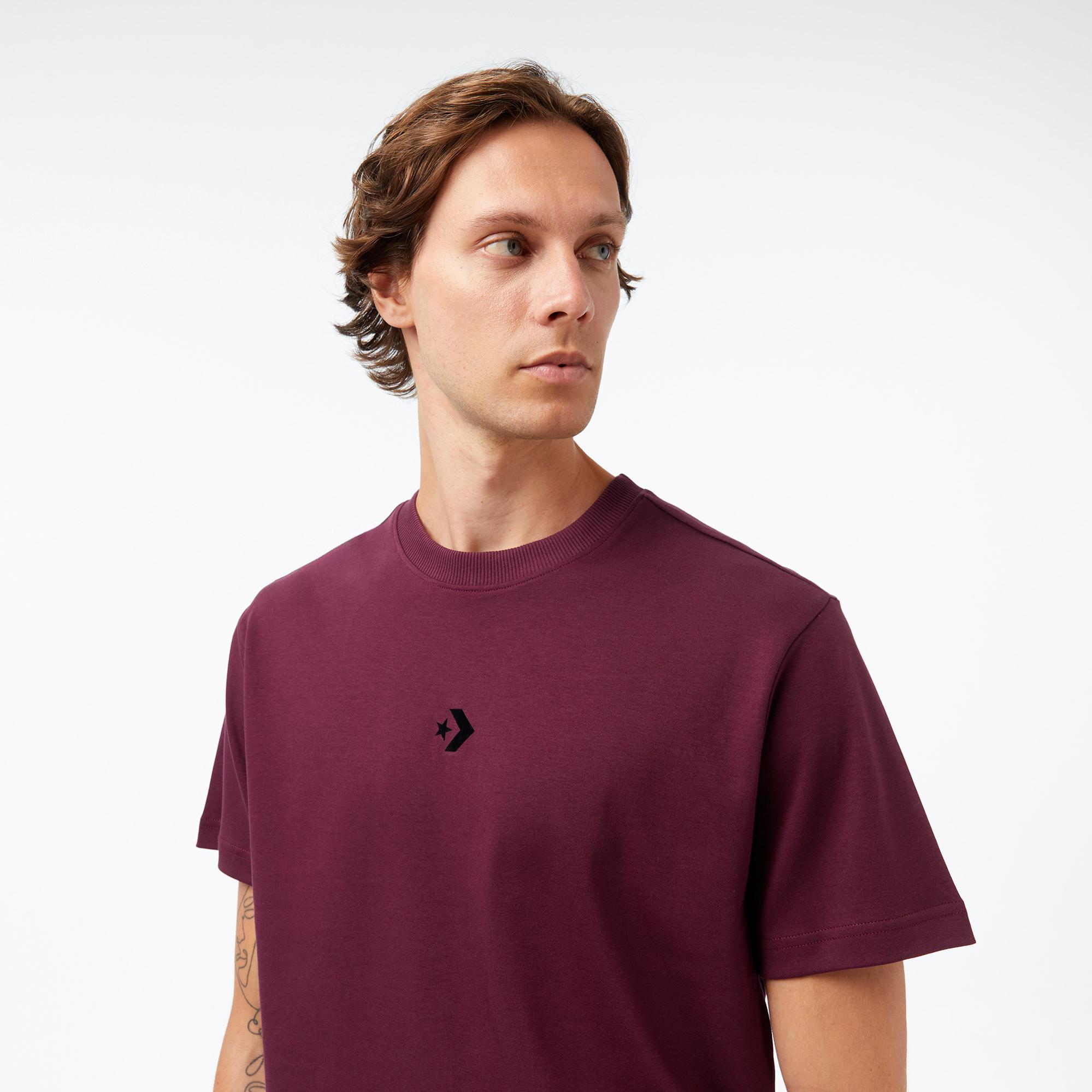 Converse Erkek Bordo T-Shirt