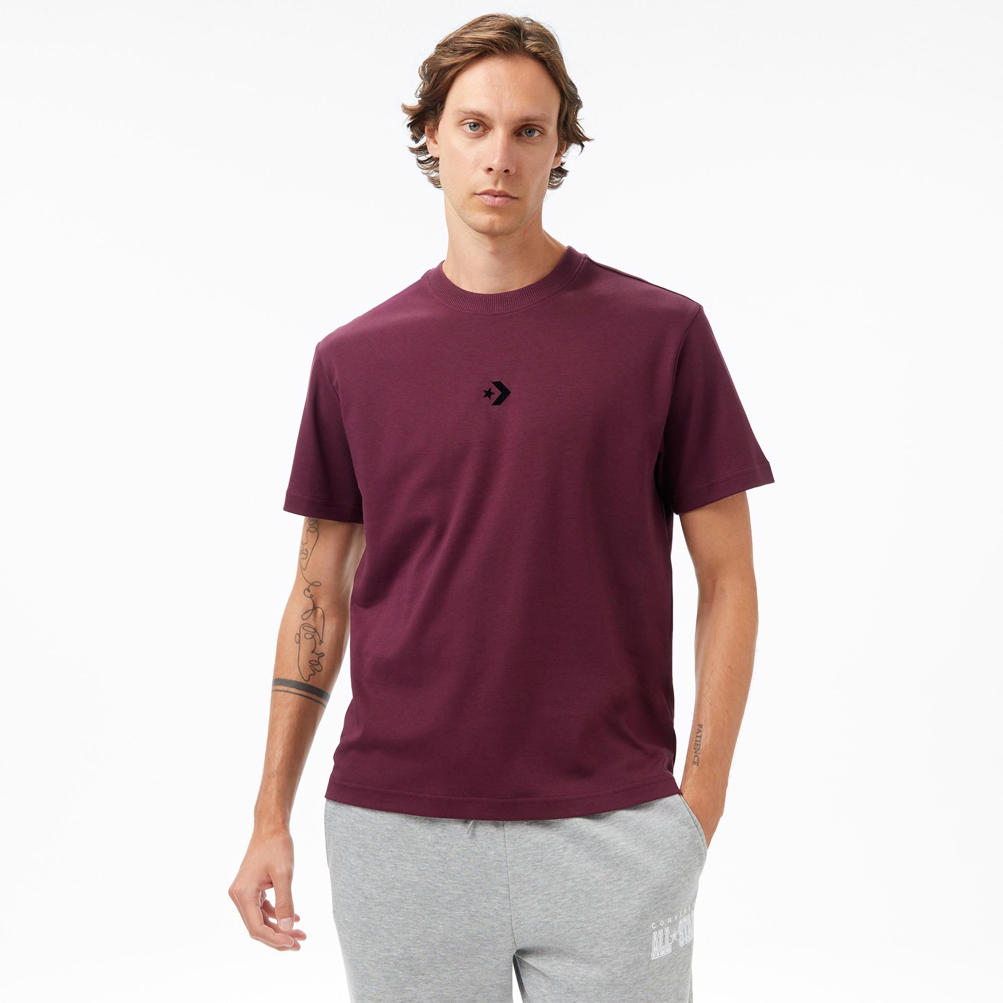 Converse Erkek Bordo T-Shirt