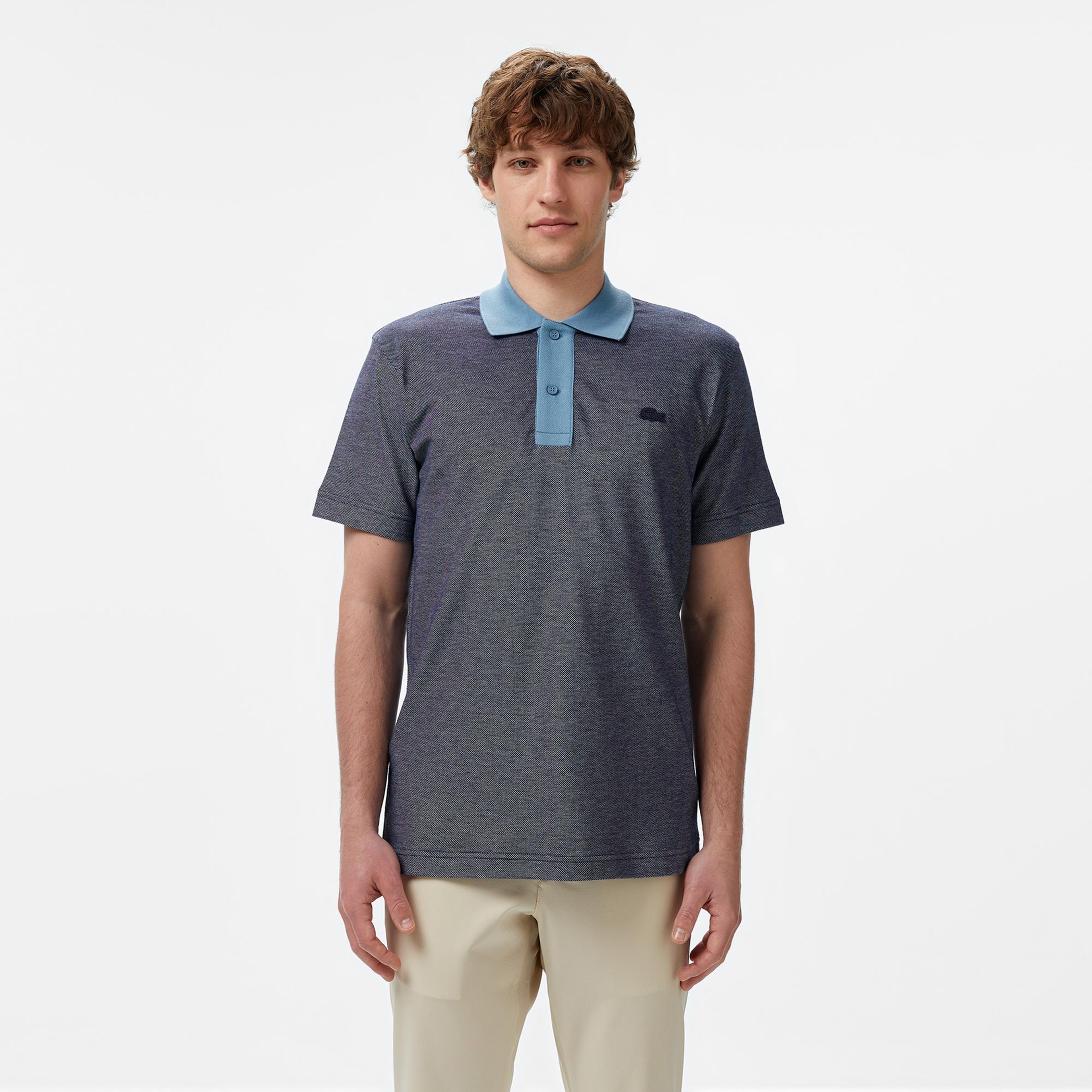 Lacoste Erkek Oversize Fit Lacivert Polo