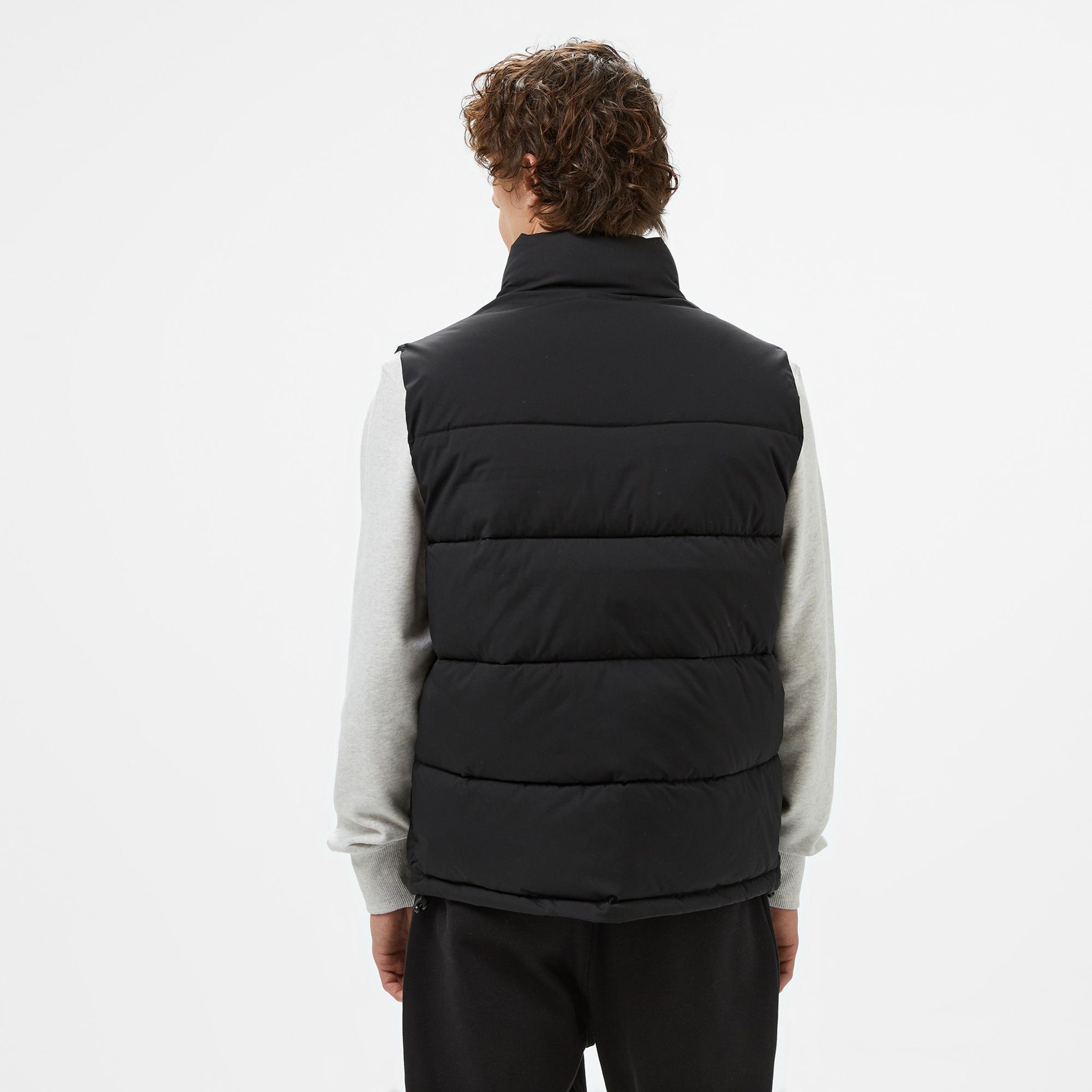 Guess ReLenght Vest Coated Light Poly Erkek Siyah Yelek