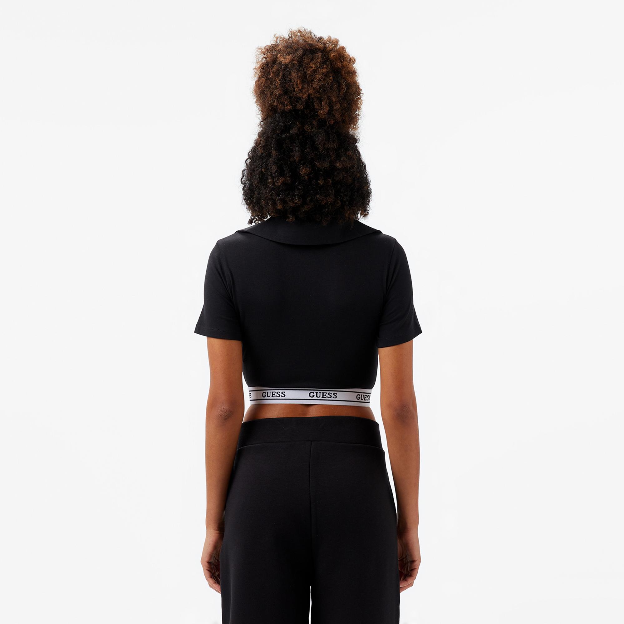 Guess New Aline Kadın Siyah T-Shirt