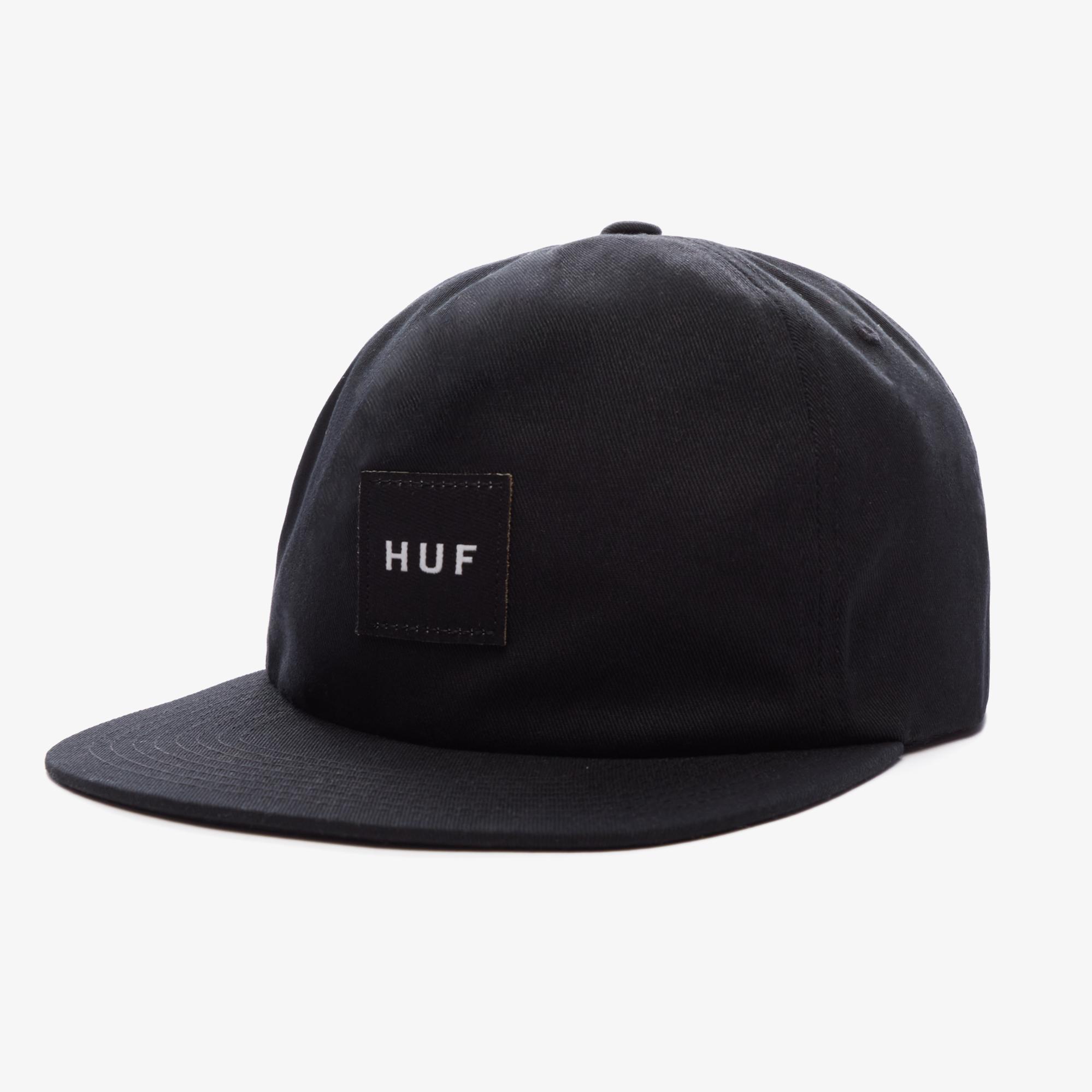 HUF Ess Unstructured Box Snapback Erkek Siyah Şapka