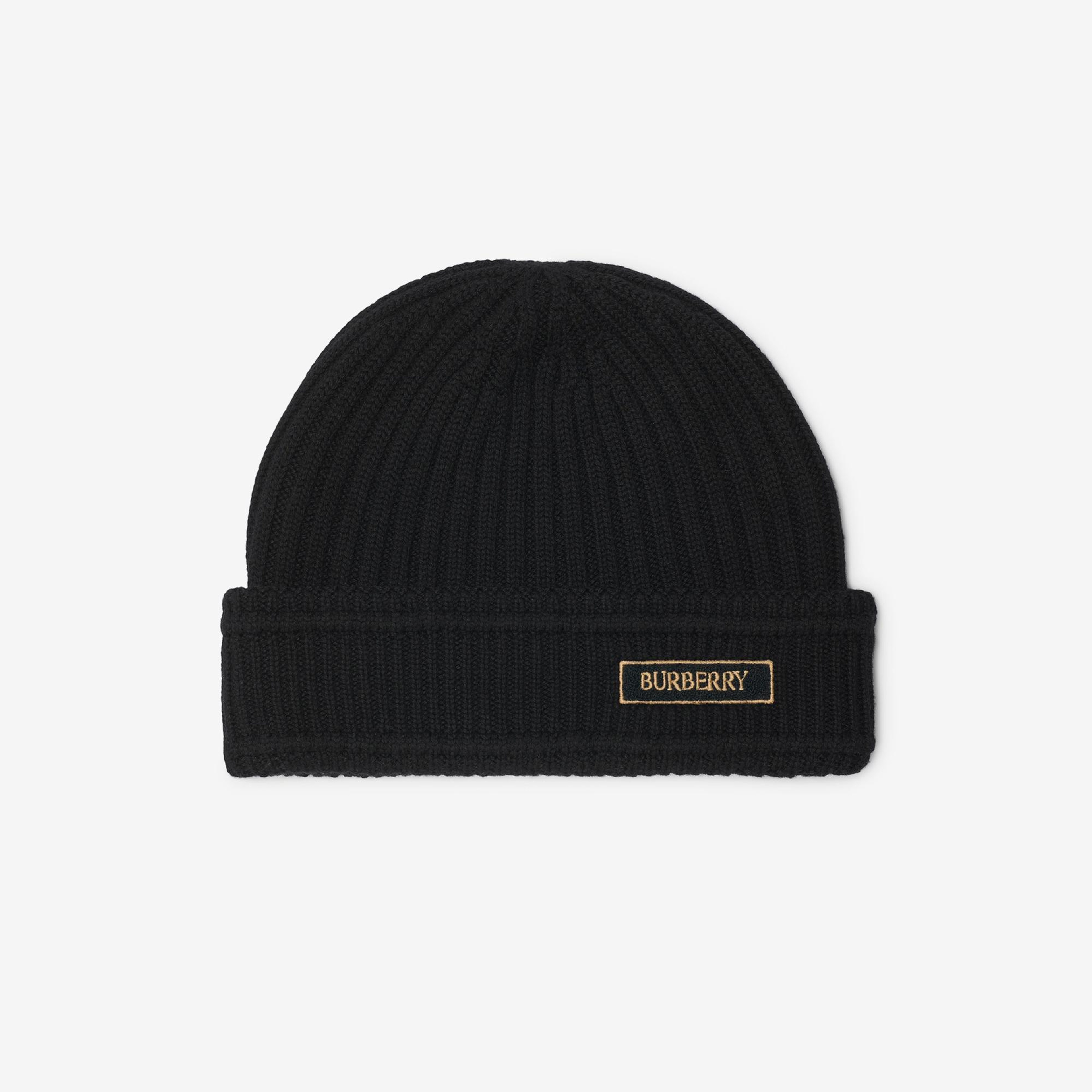 Burberry Haw Logo Wool Erkek Siyah Bere