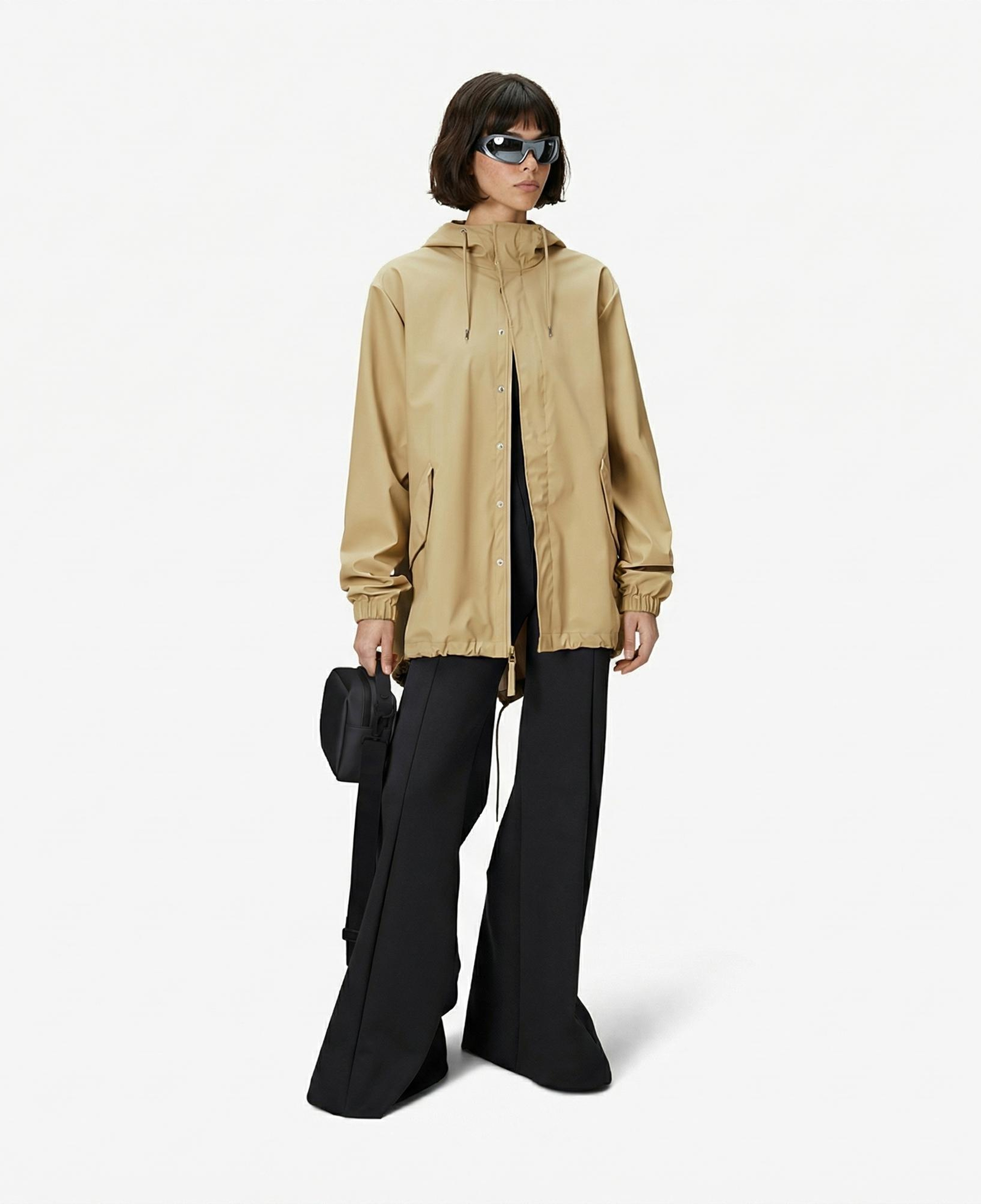 Rains Fishtail Kadın Bej Ceket