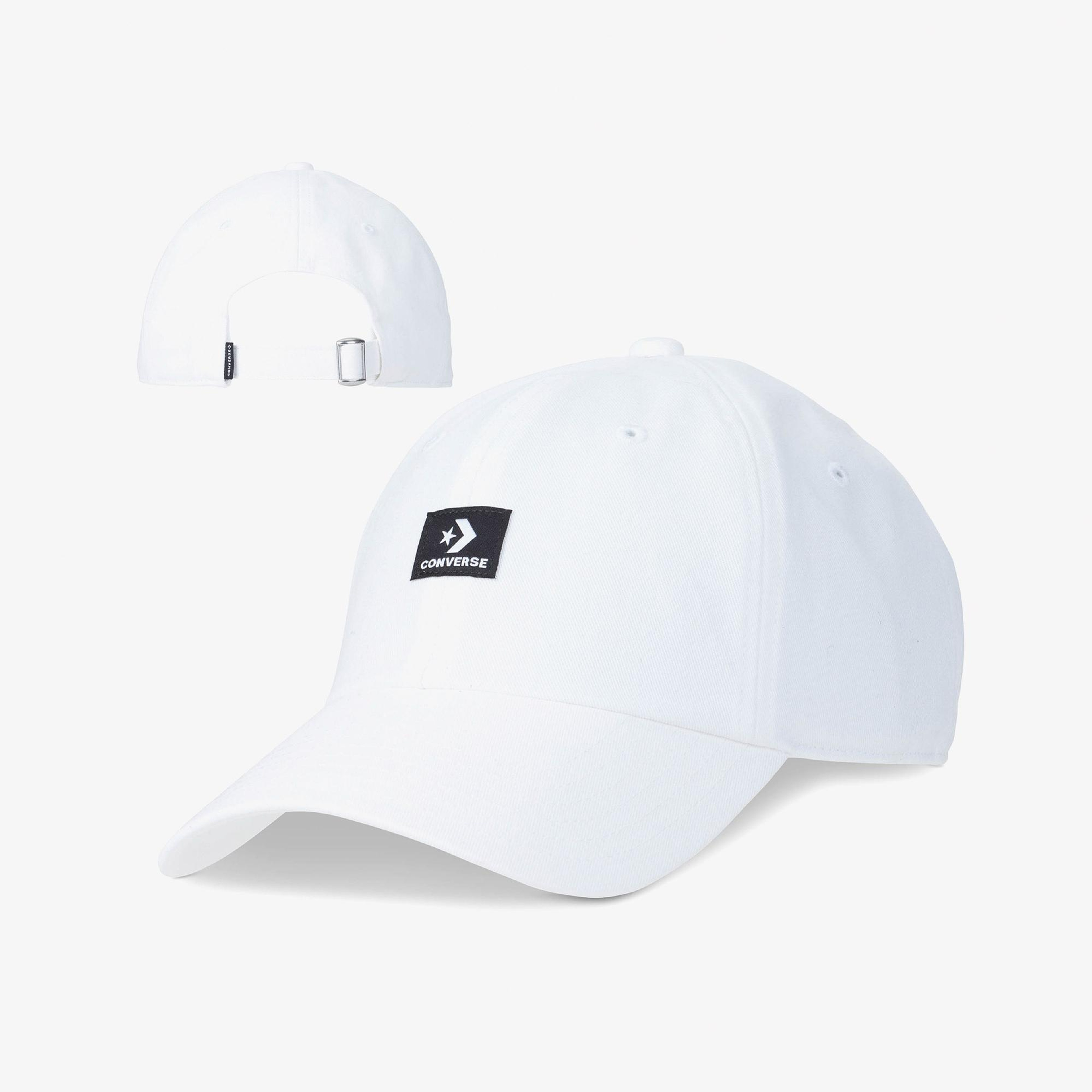 Converse Unisex Star Chevron Baseball Beyaz Şapka