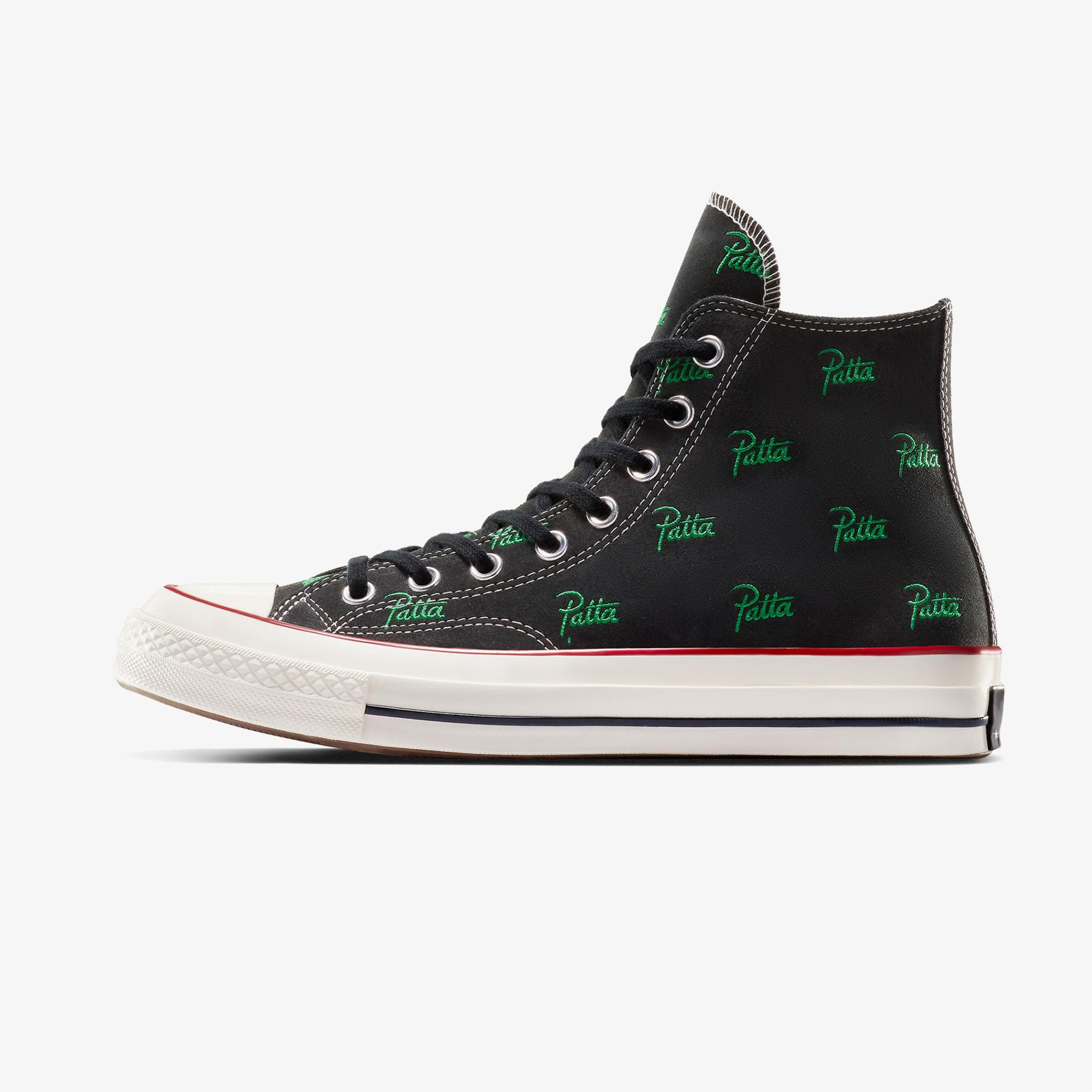 Converse X Patta Chuck 70 Unisex Siyah Bilekli Sneaker