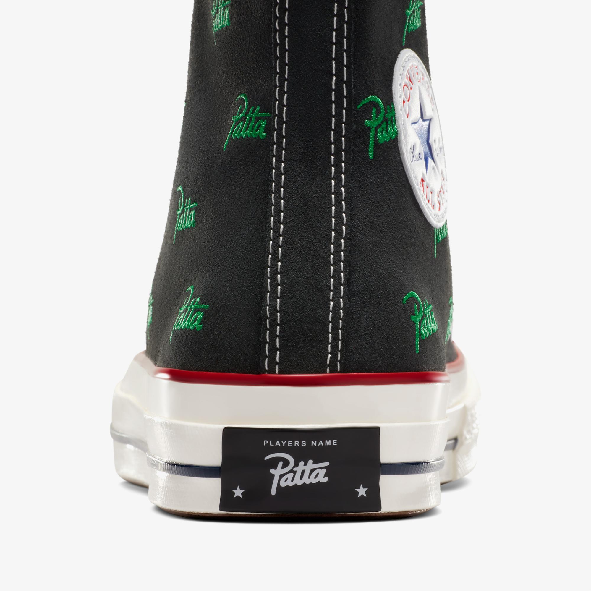 Converse X Patta Chuck 70 Unisex Siyah Bilekli Sneaker