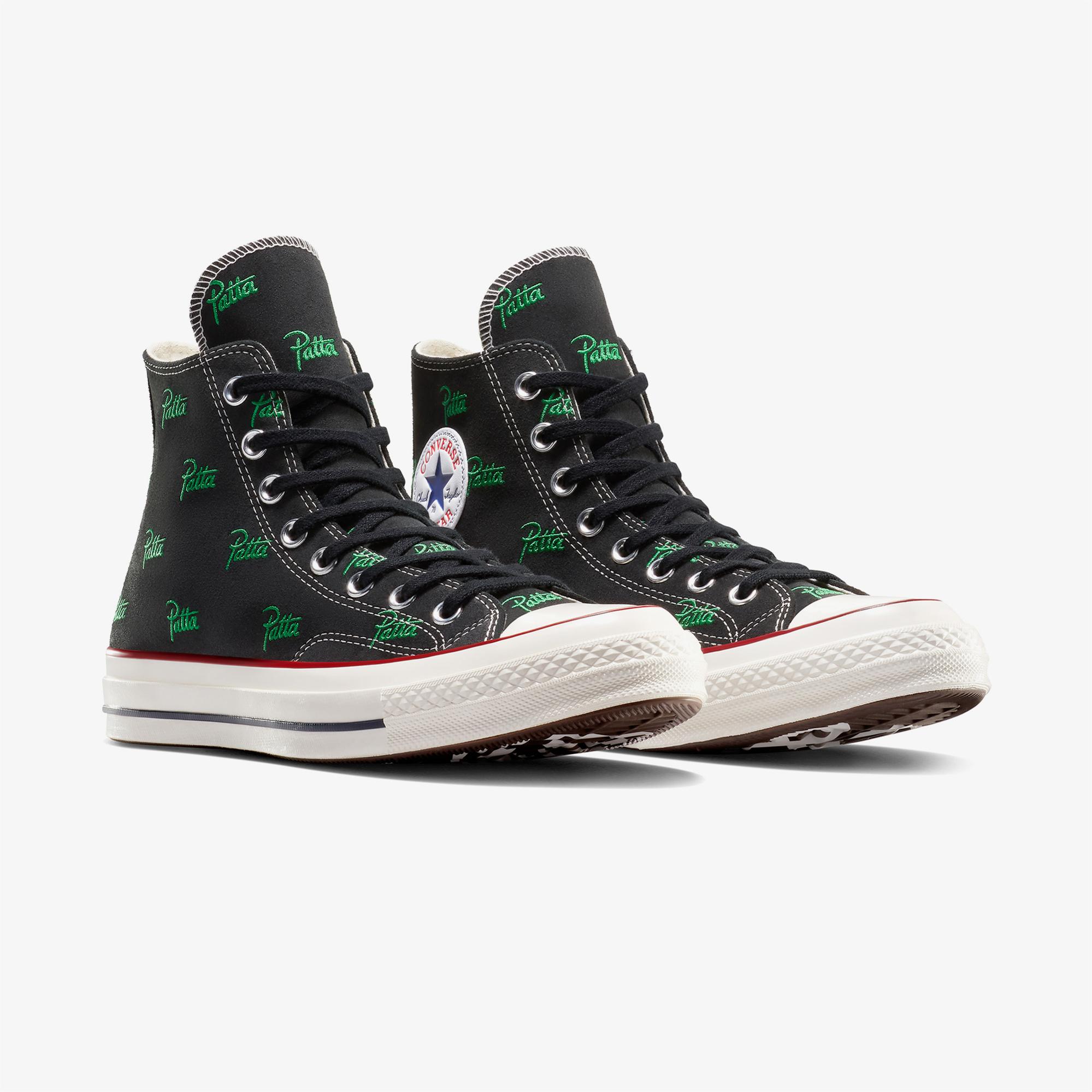 Converse X Patta Chuck 70 Unisex Siyah Bilekli Sneaker