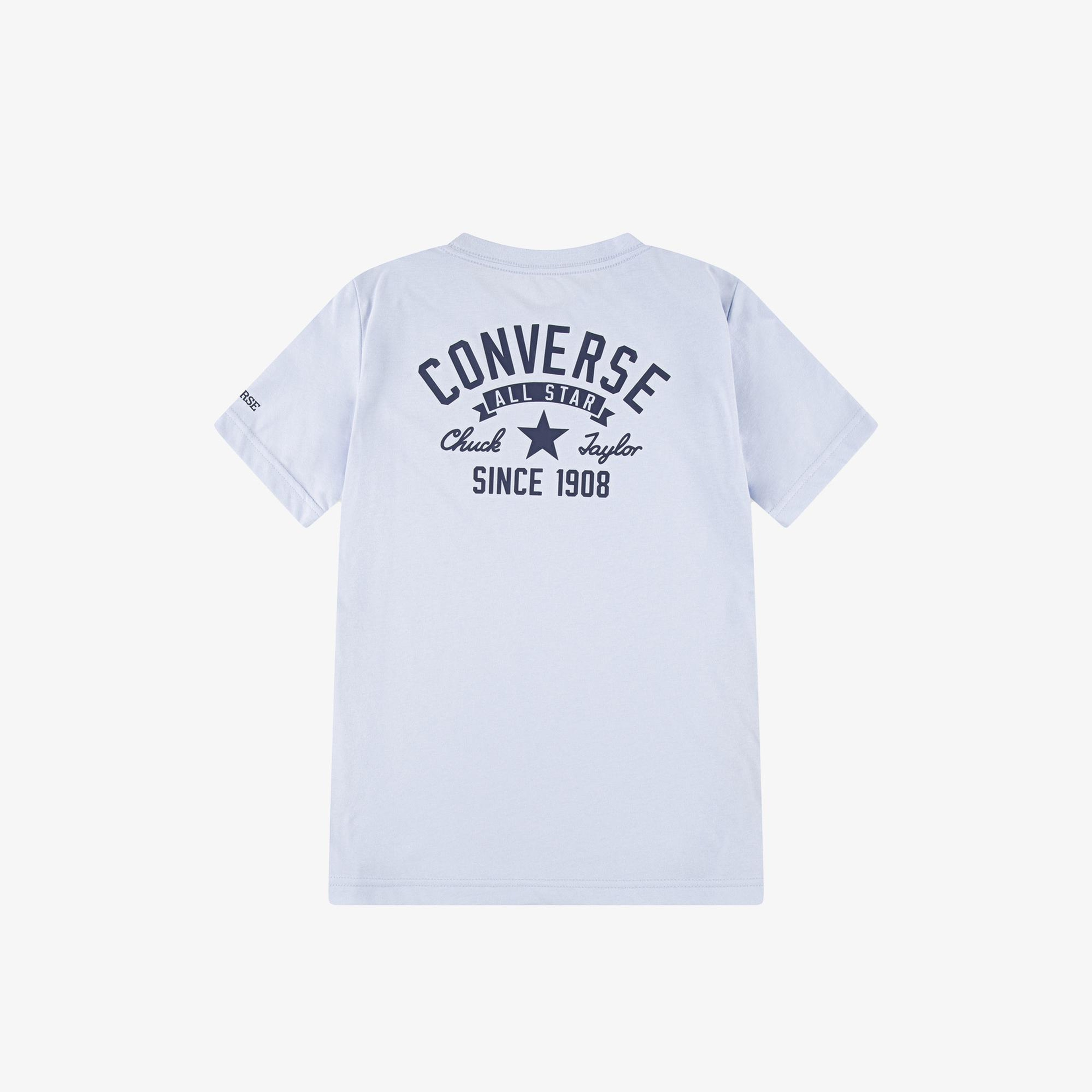 Converse Chuck Taylor All Star Çocuk Açık Mavi T-Shirt