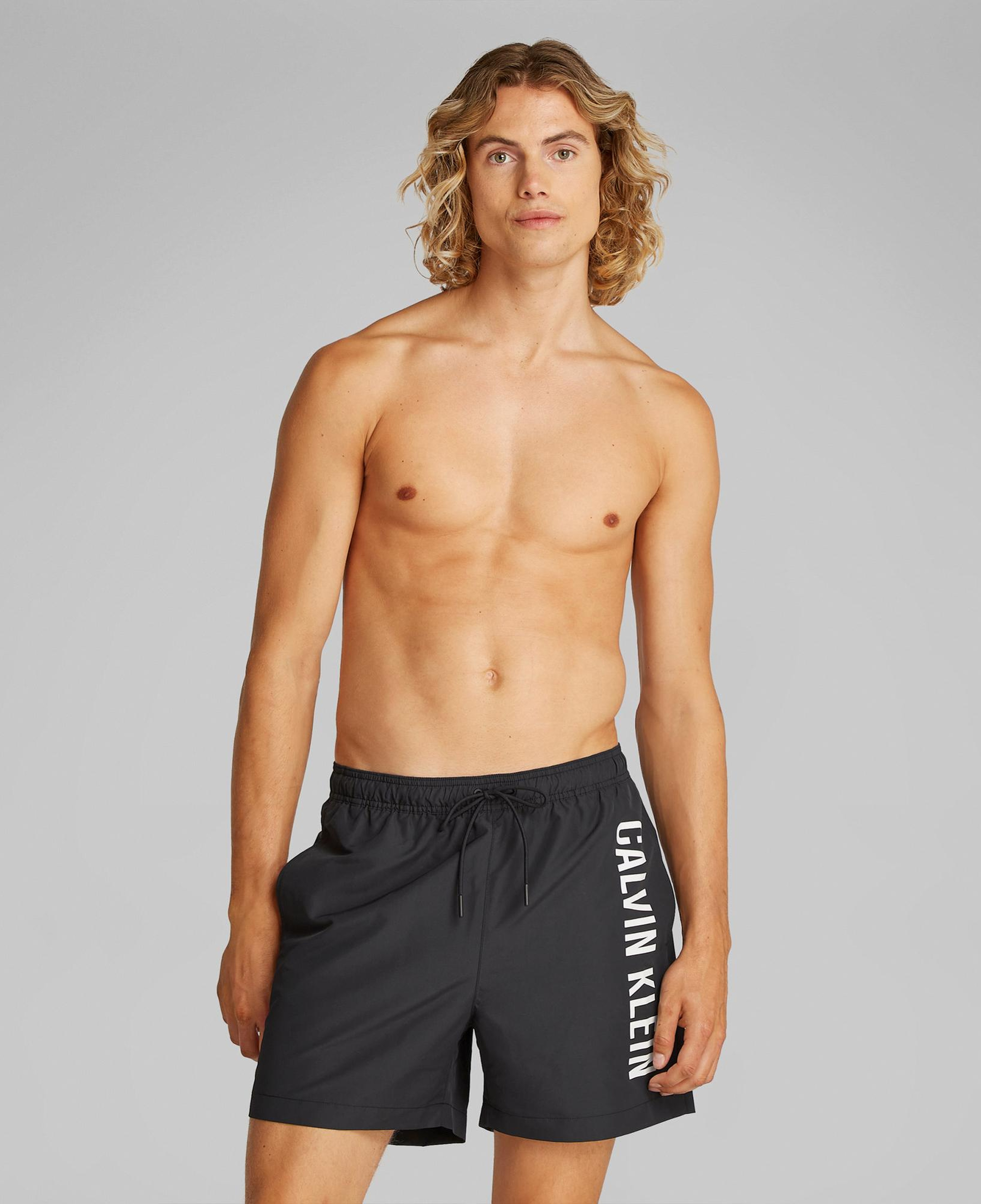 Calvin Klein Medium Drawstring Erkek Siyah Mayo