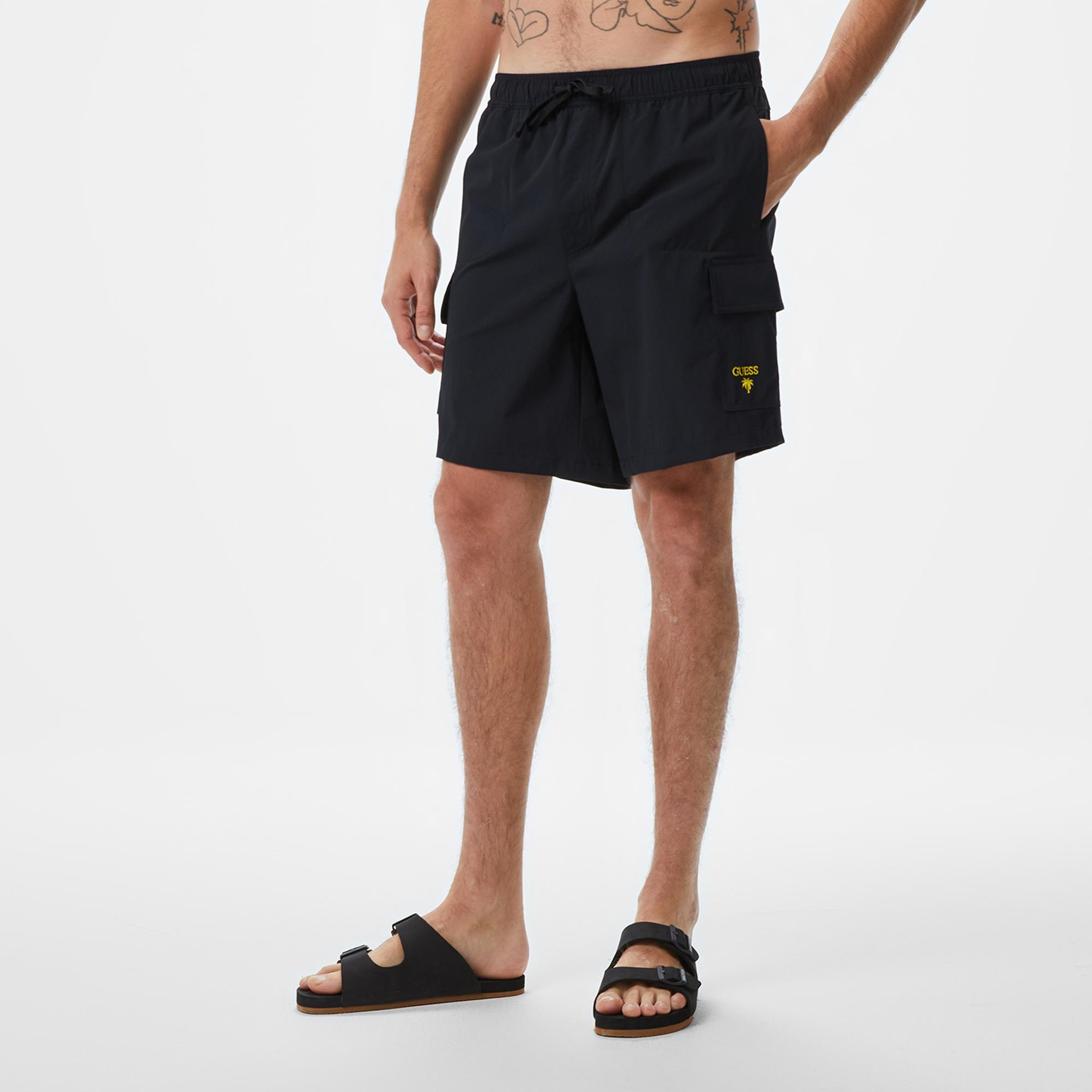 Guess Erkek Siyah Deniz Şortu
