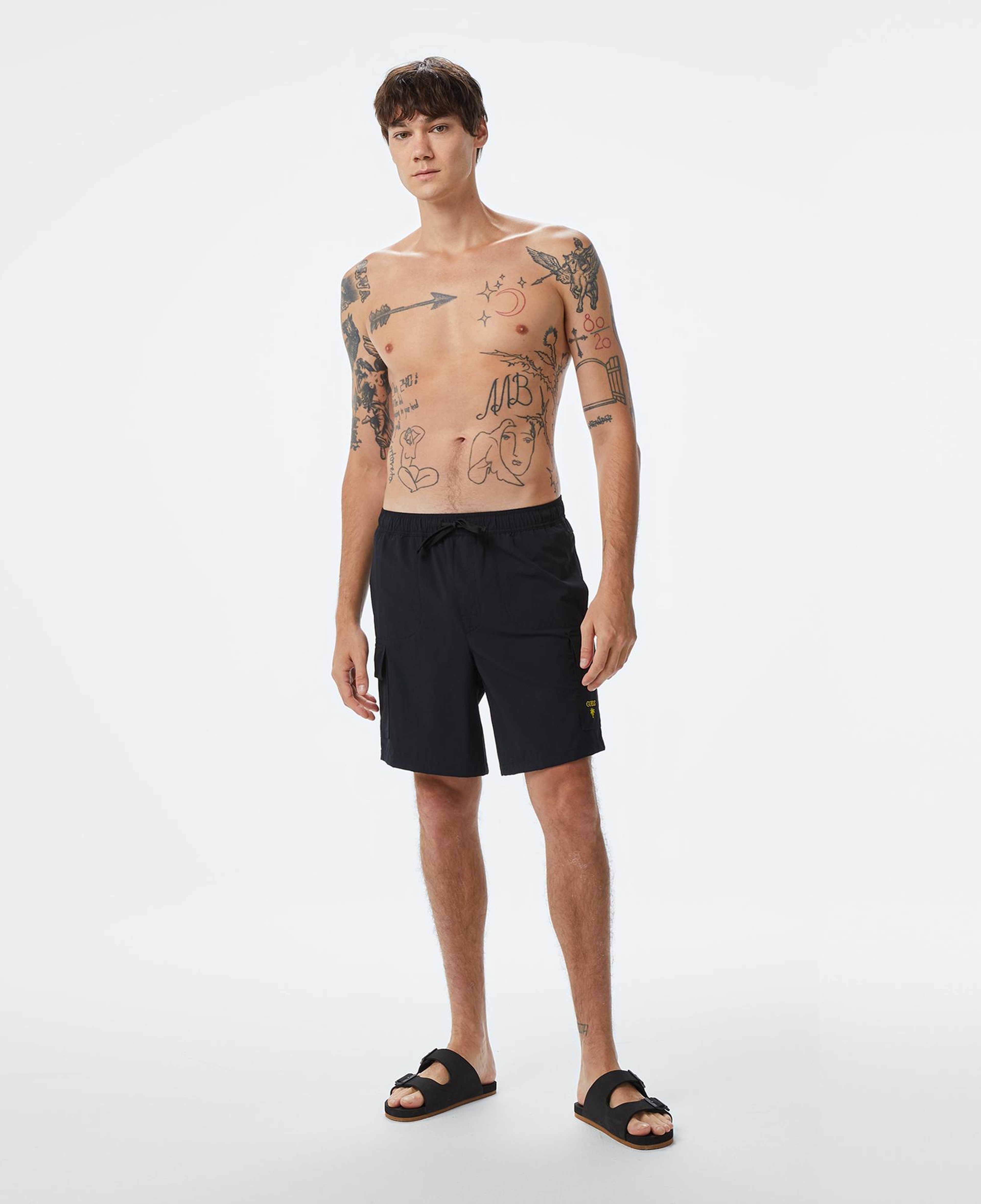 Guess Erkek Siyah Deniz Şortu