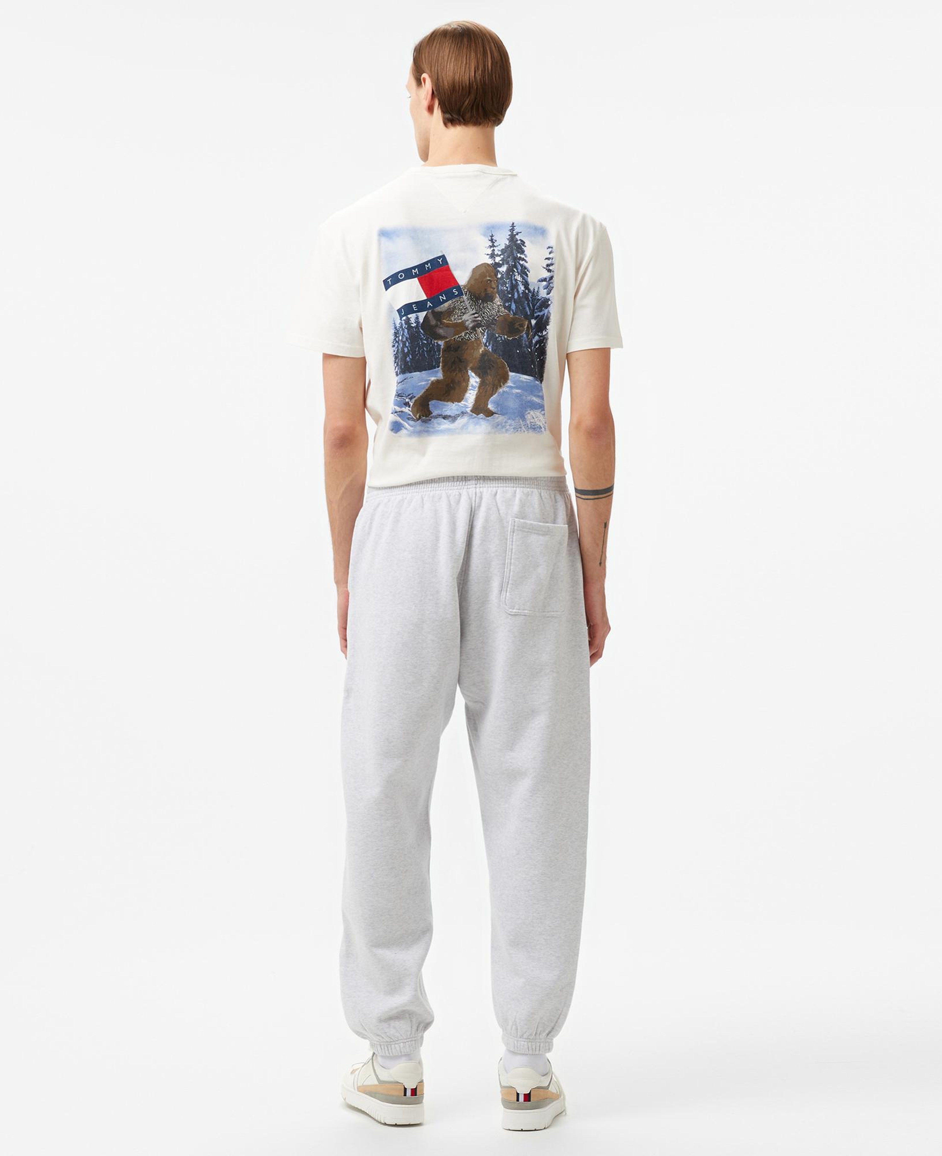 Tommy Hilfiger Jeans Varsitys Erkek Gri Eşofman Altı