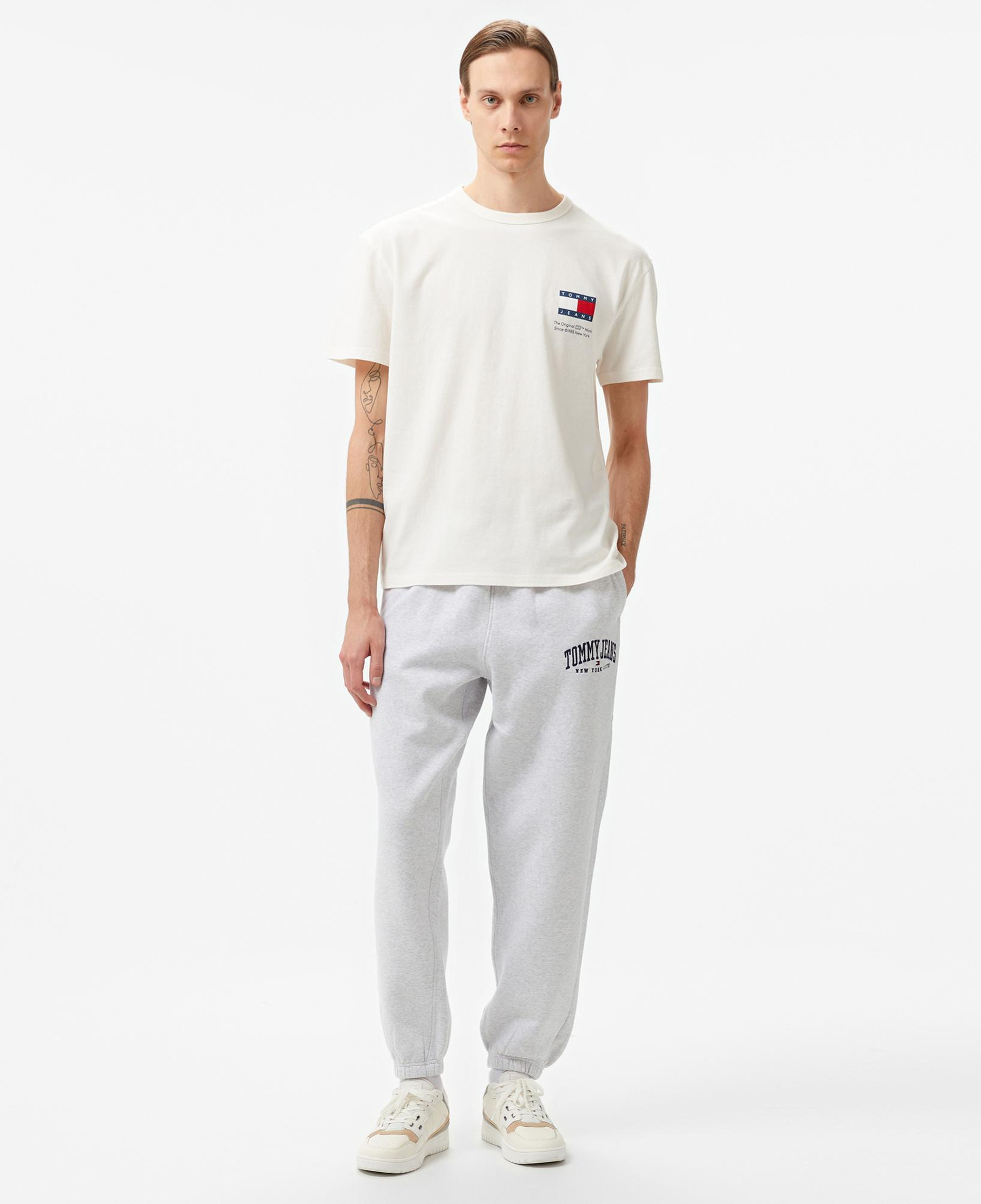 Tommy Hilfiger Jeans Varsitys Erkek Gri Eşofman Altı