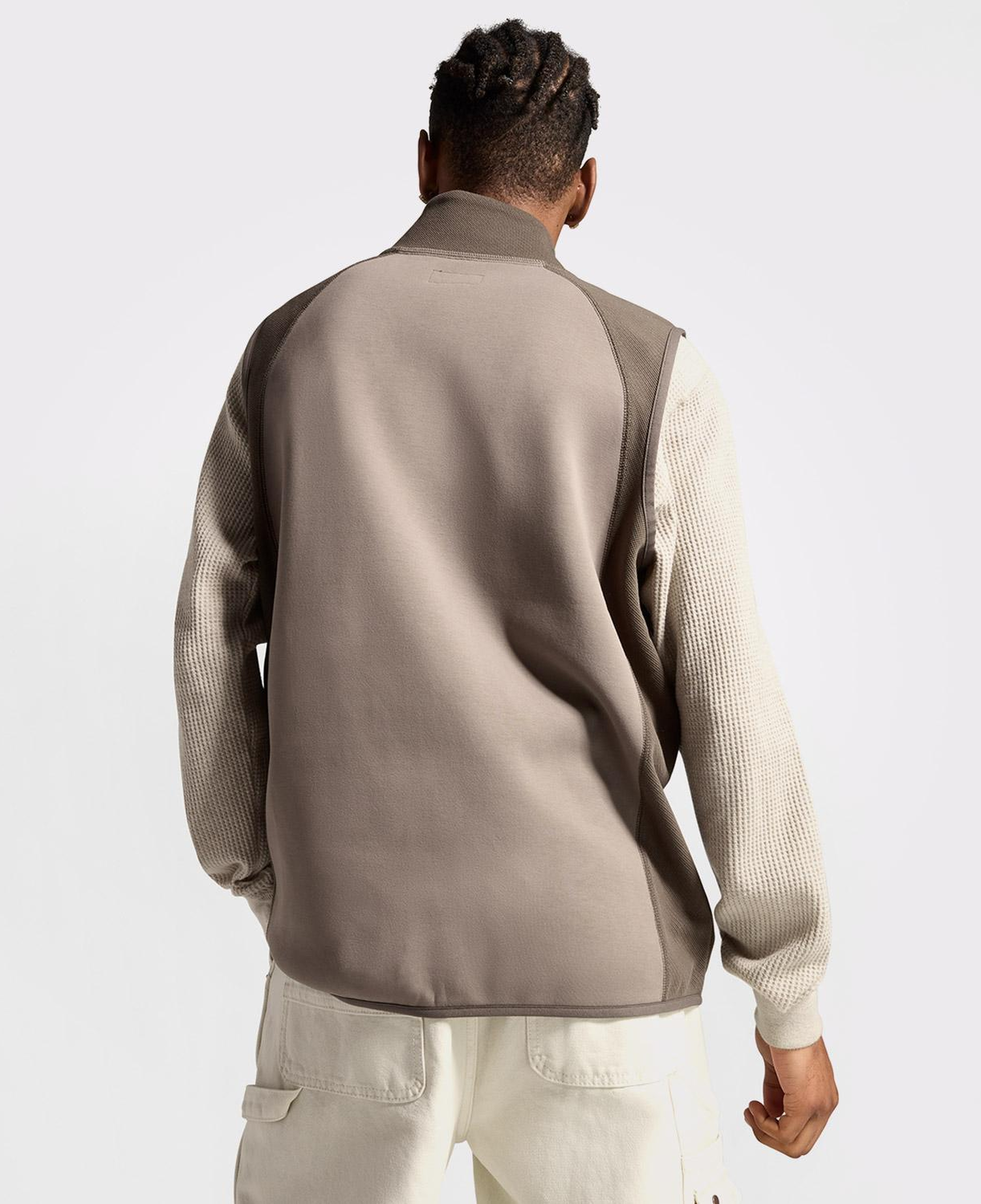 Converse Erkek Dik Yaka Kahverengi Yelek