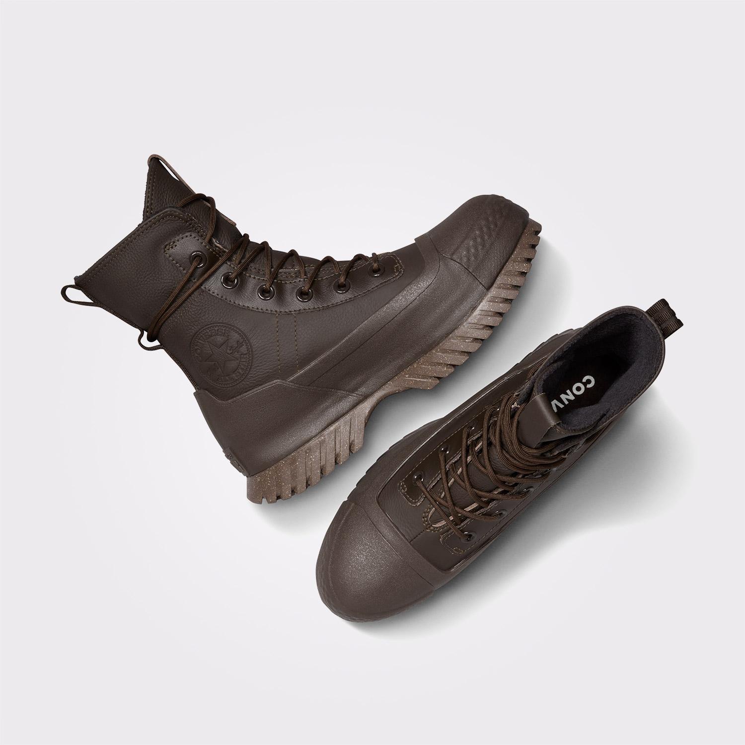 Converse Chuck Taylor All Star Lugged 2.0 CC Unisex Kahverengi Deri Platform Bot