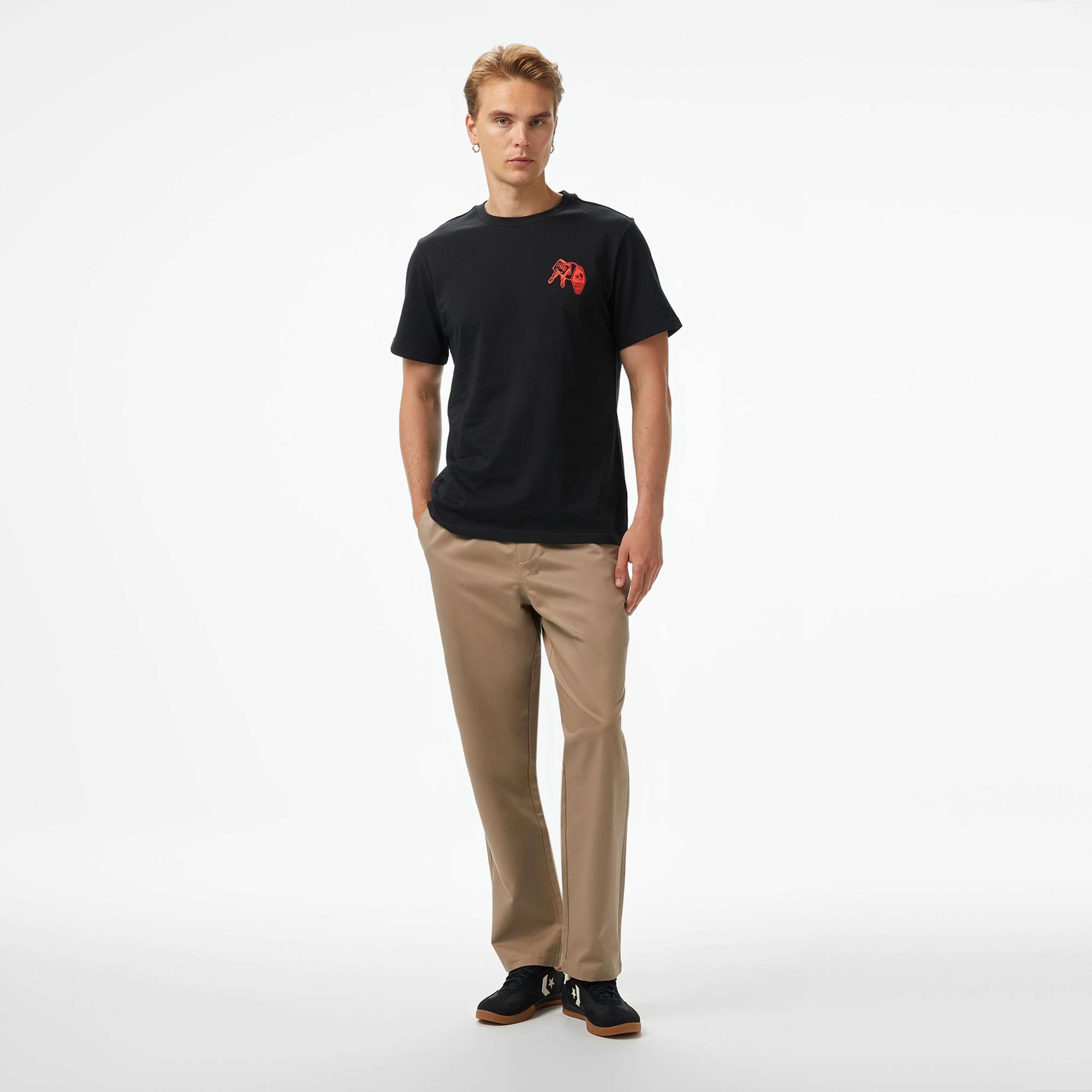 Converse Erkek Siyah T-Shirt