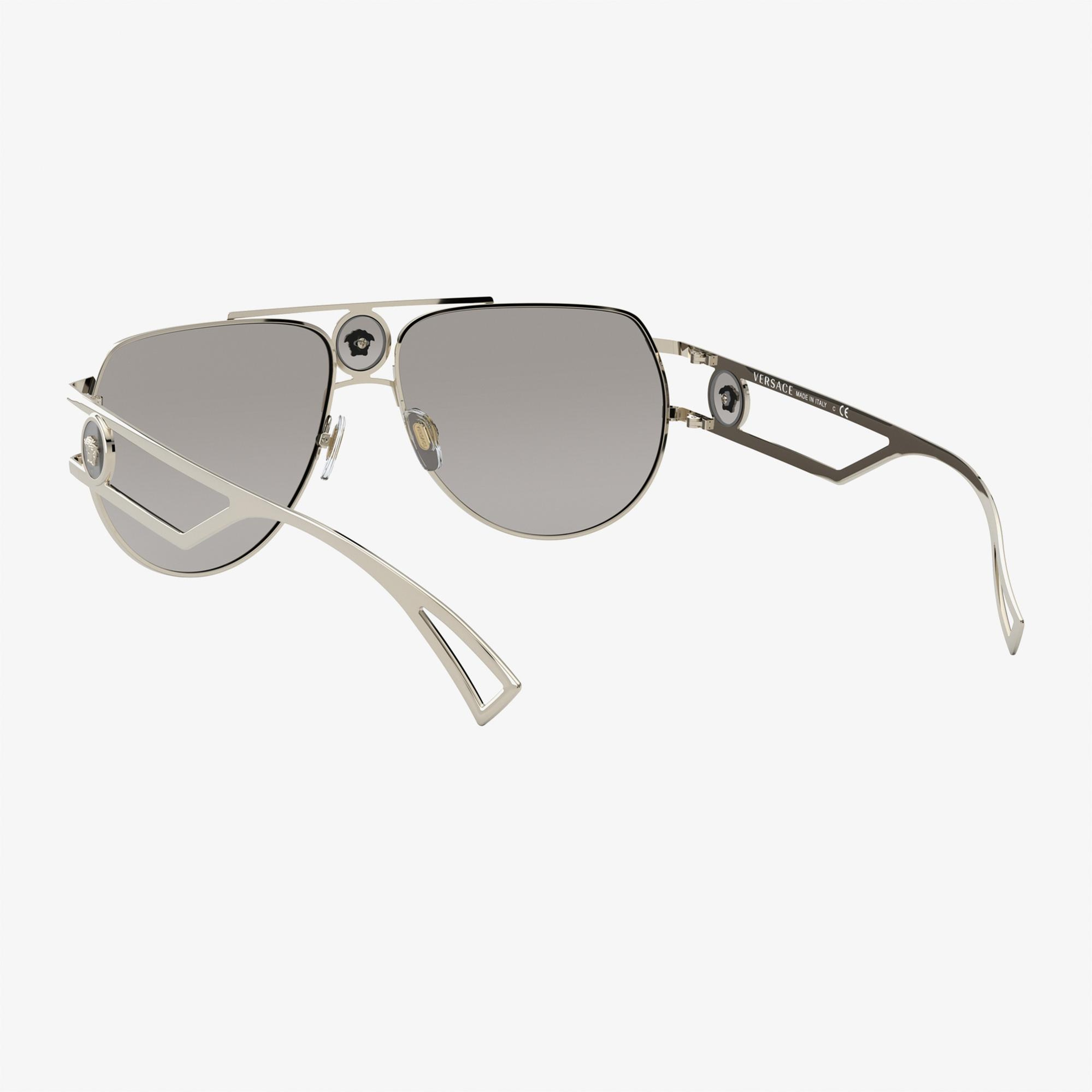 VERSACE 0Ve2225 Erkek Altın Rengi Güneş Gözlüğü
