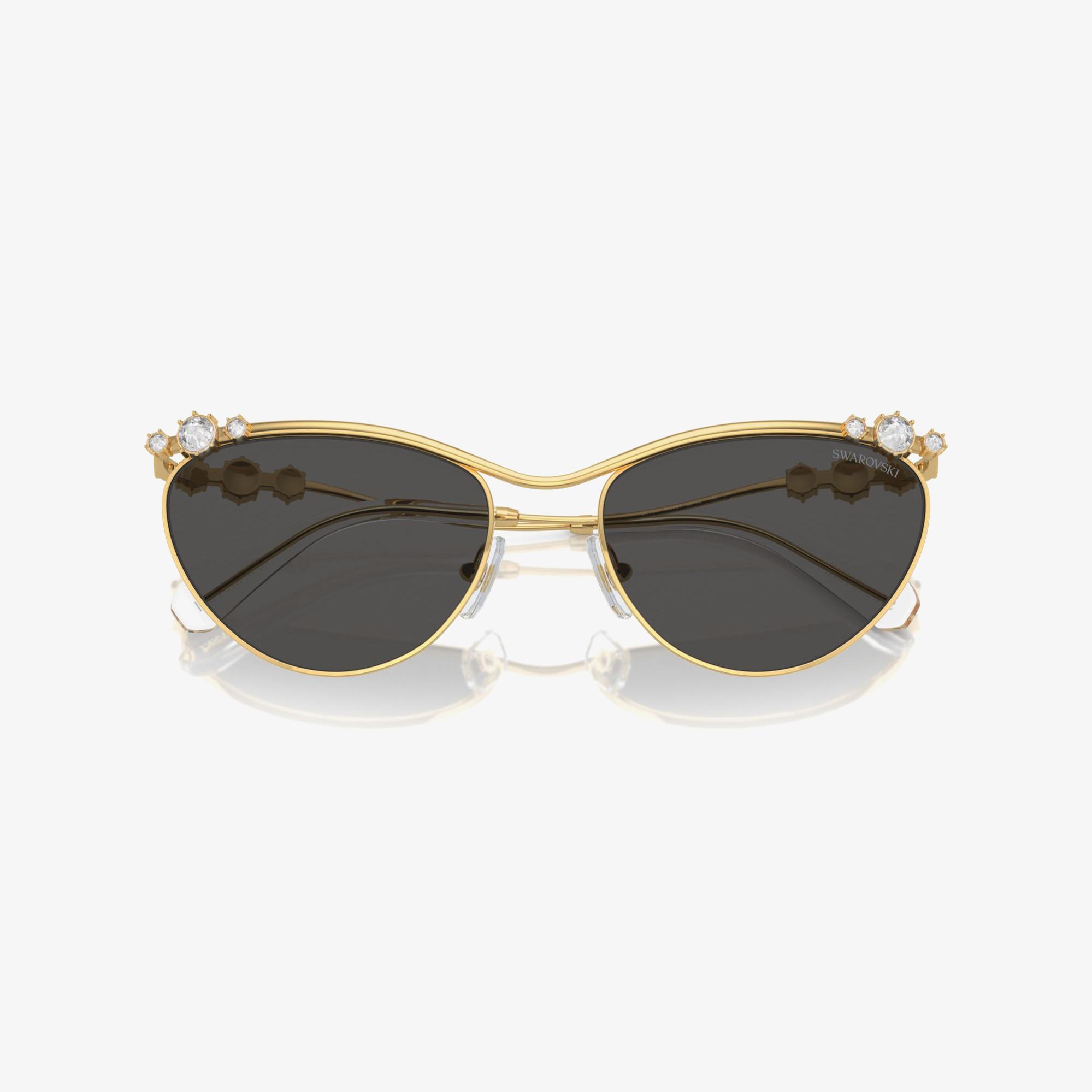 Swarovski Sk717 Kadın Altın Rengi Güneş Gözlüğü