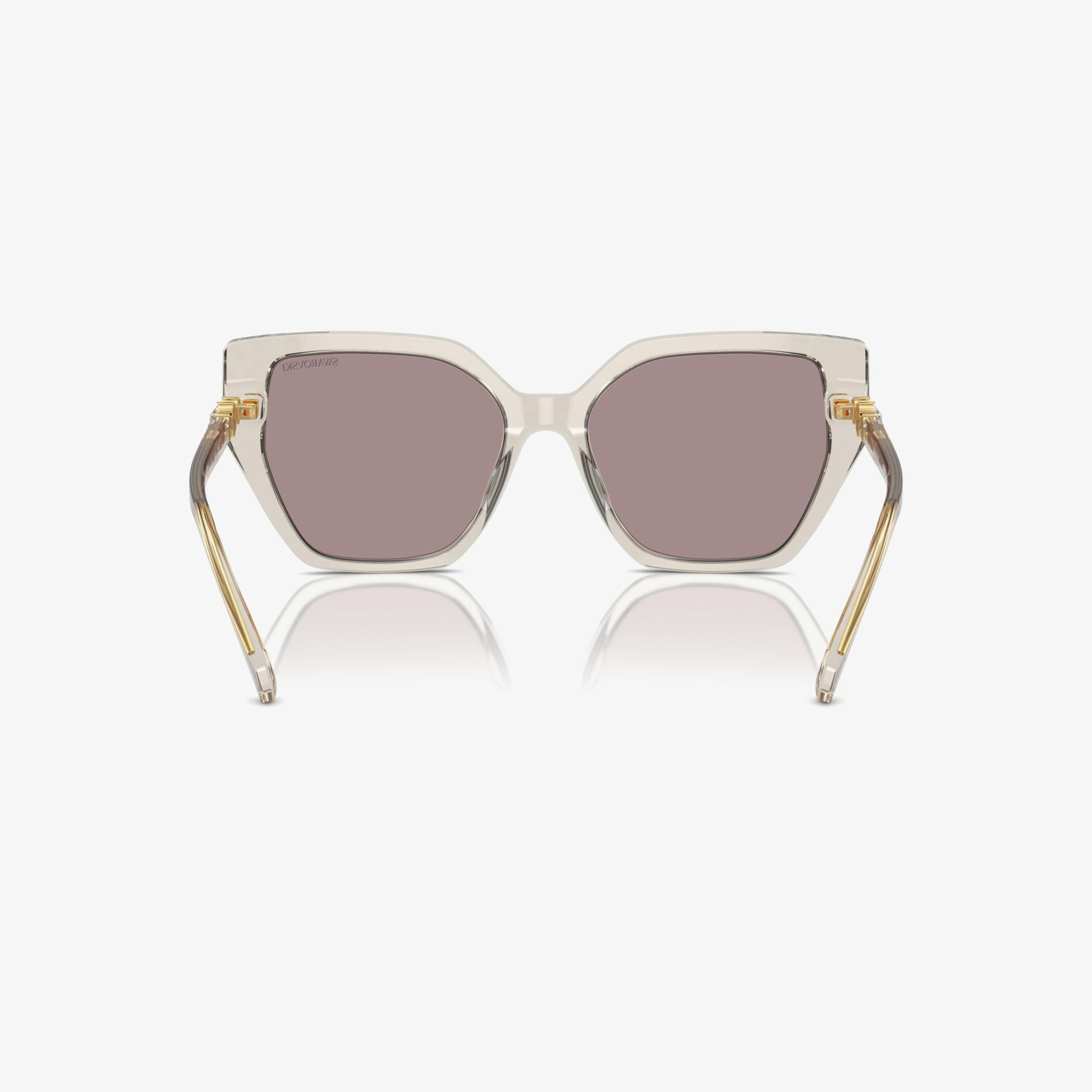 Swarovski Sk616 Kadın Bej Güneş Gözlüğü