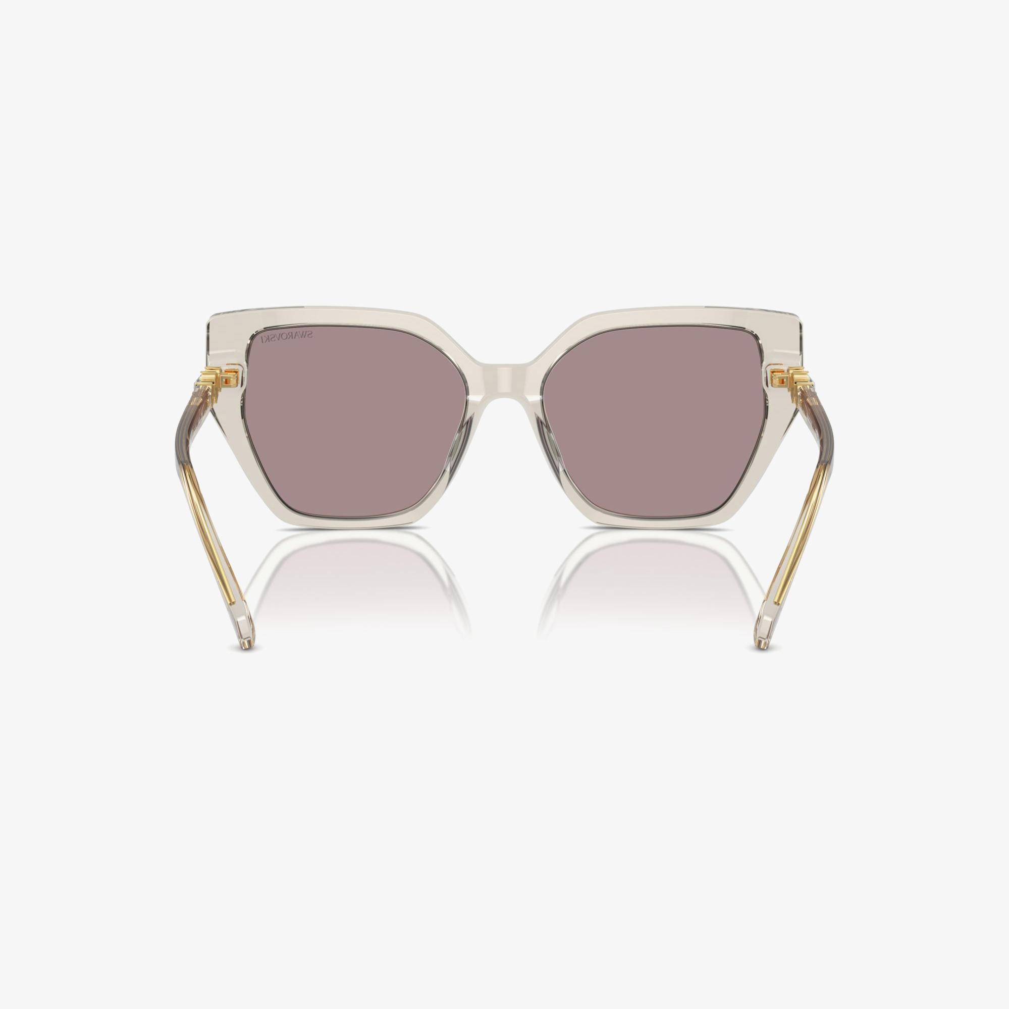 Swarovski Sk616 Kadın Bej Güneş Gözlüğü