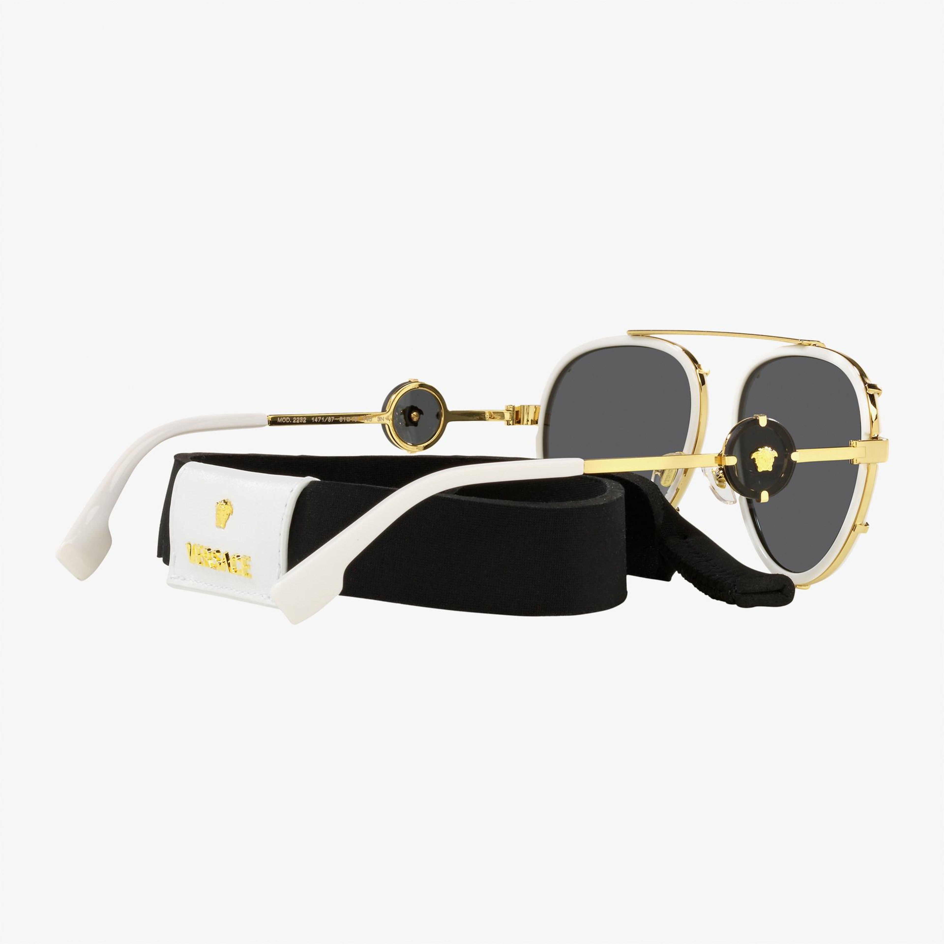 VERSACE 0Ve2232 Kadın Beyaz Güneş Gözlüğü