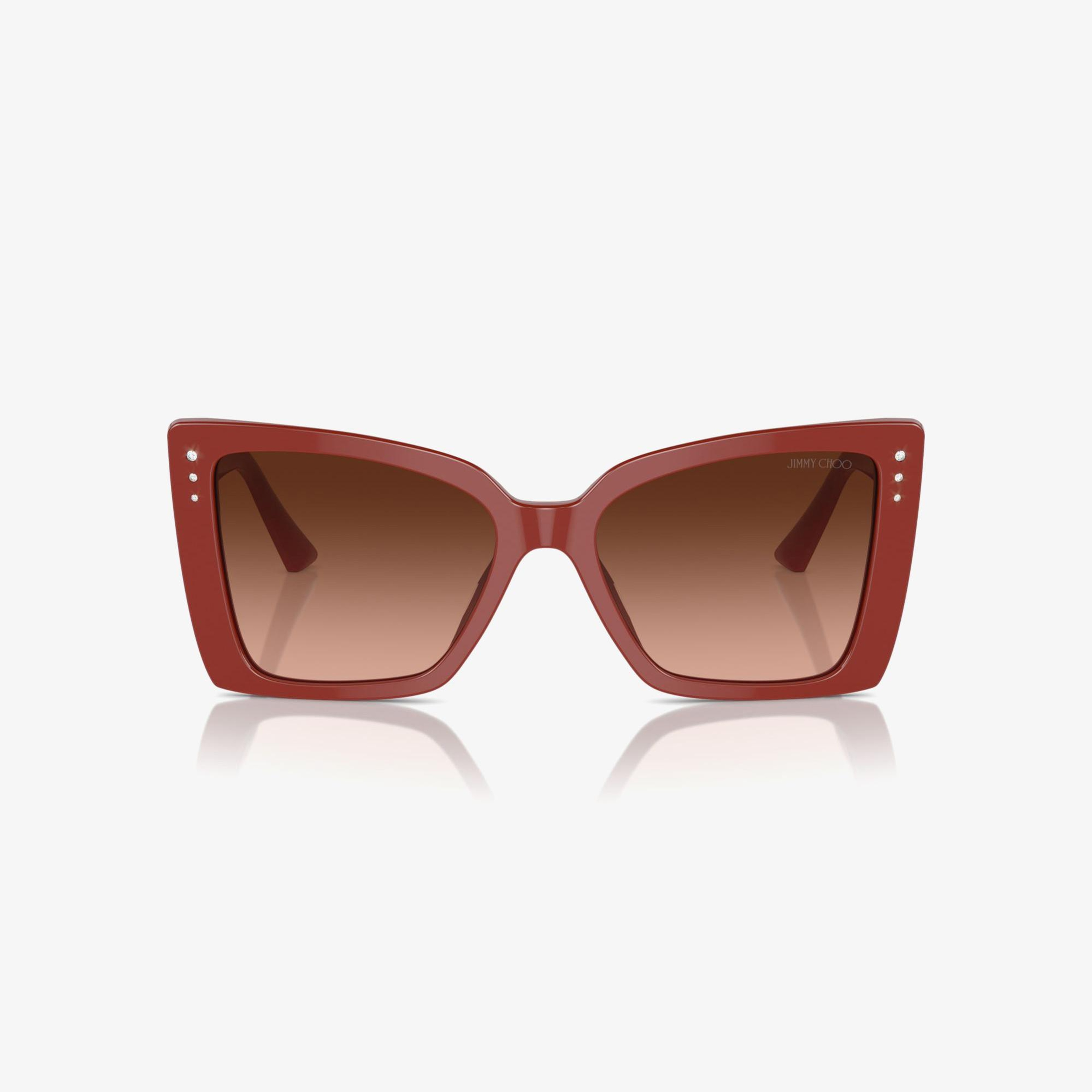 JIMMY CHOO Jc51B Kadın Kırmızı Güneş Gözlüğü