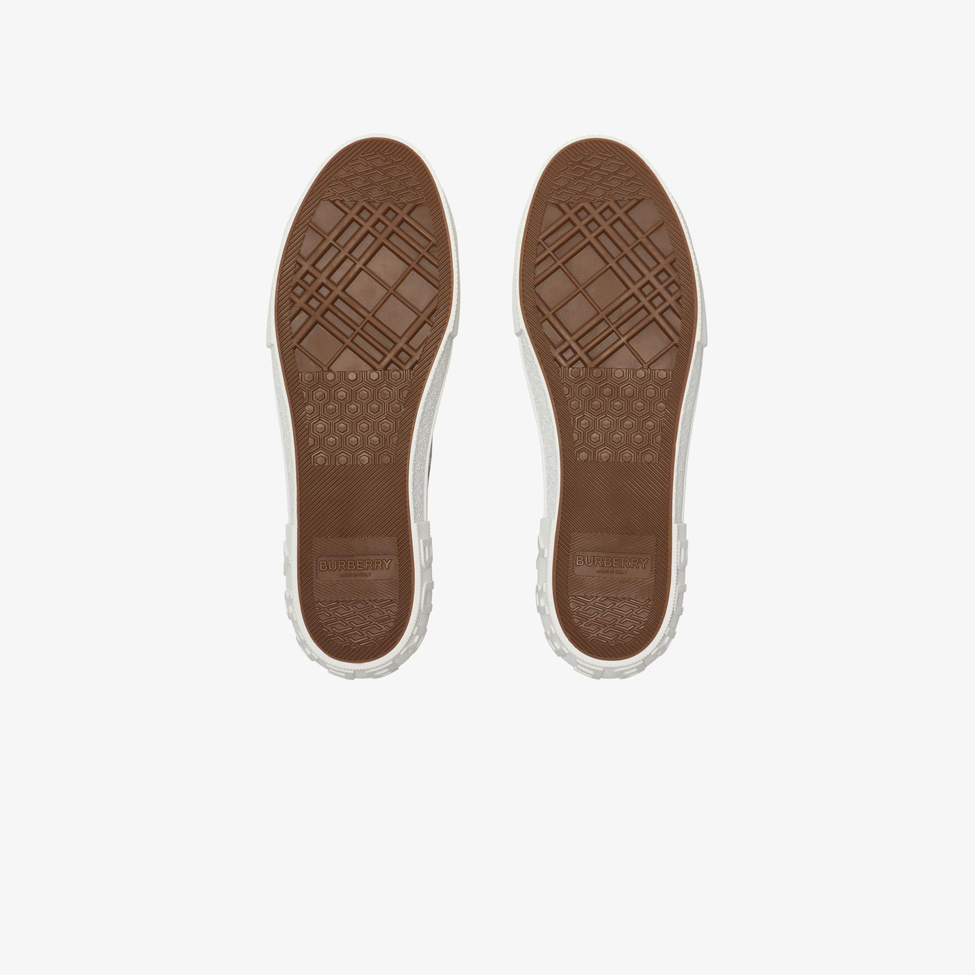 Burberry Jack Check Erkek Haki Sneaker