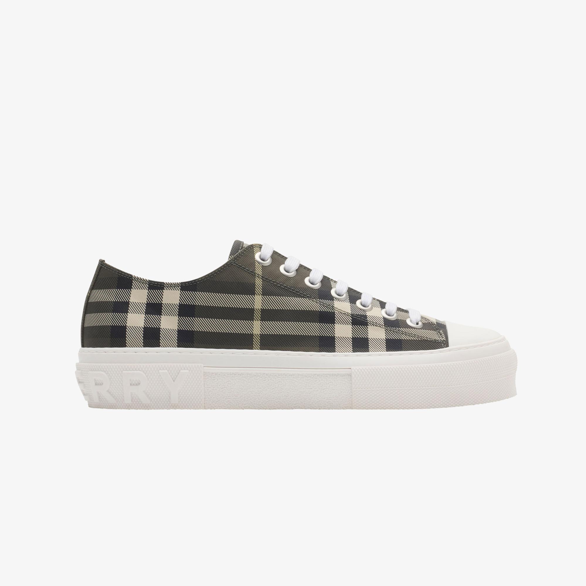 Burberry Jack Check Erkek Haki Sneaker