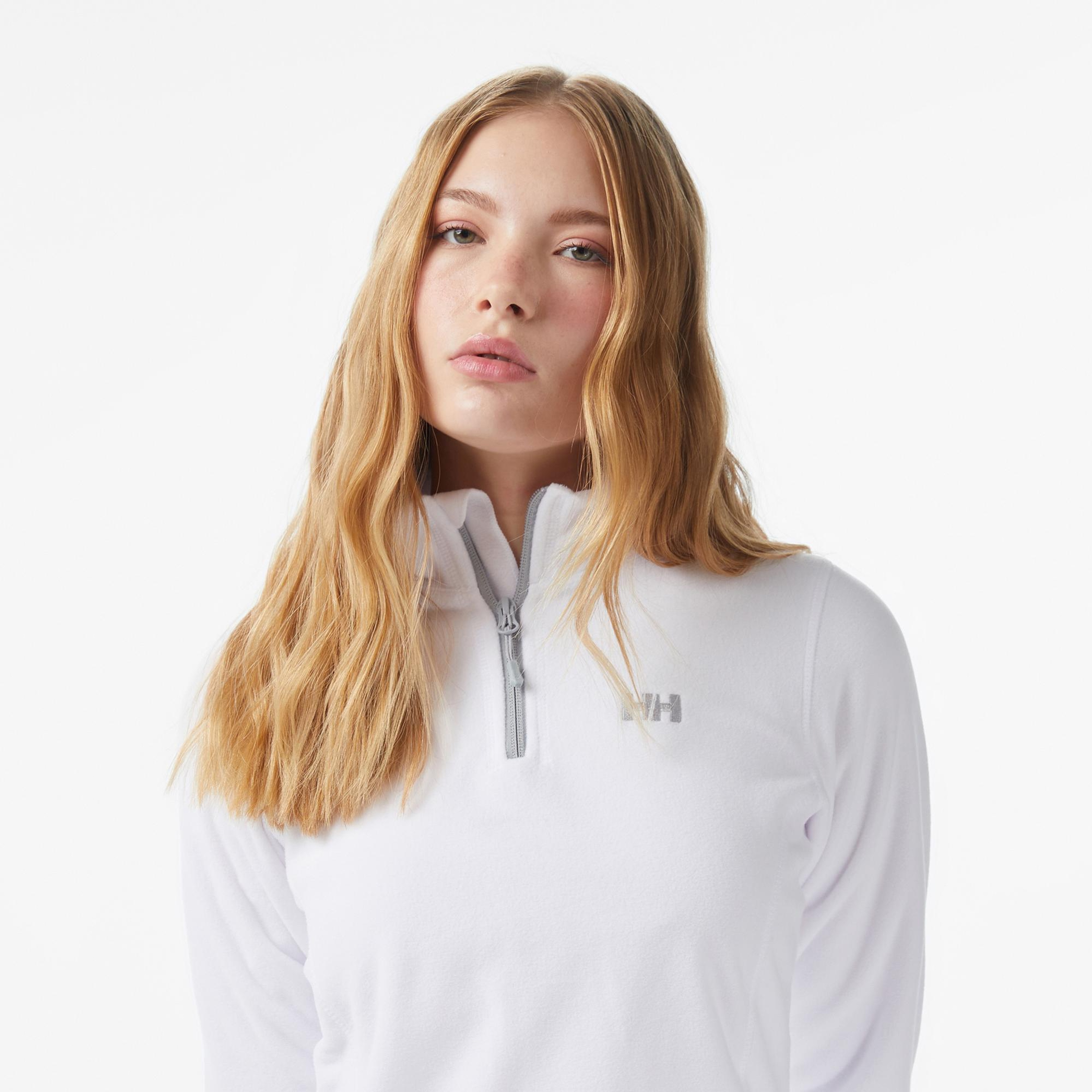 Helly Hansen Slope Polar Fleece Kadın Beyaz Sweatshirt