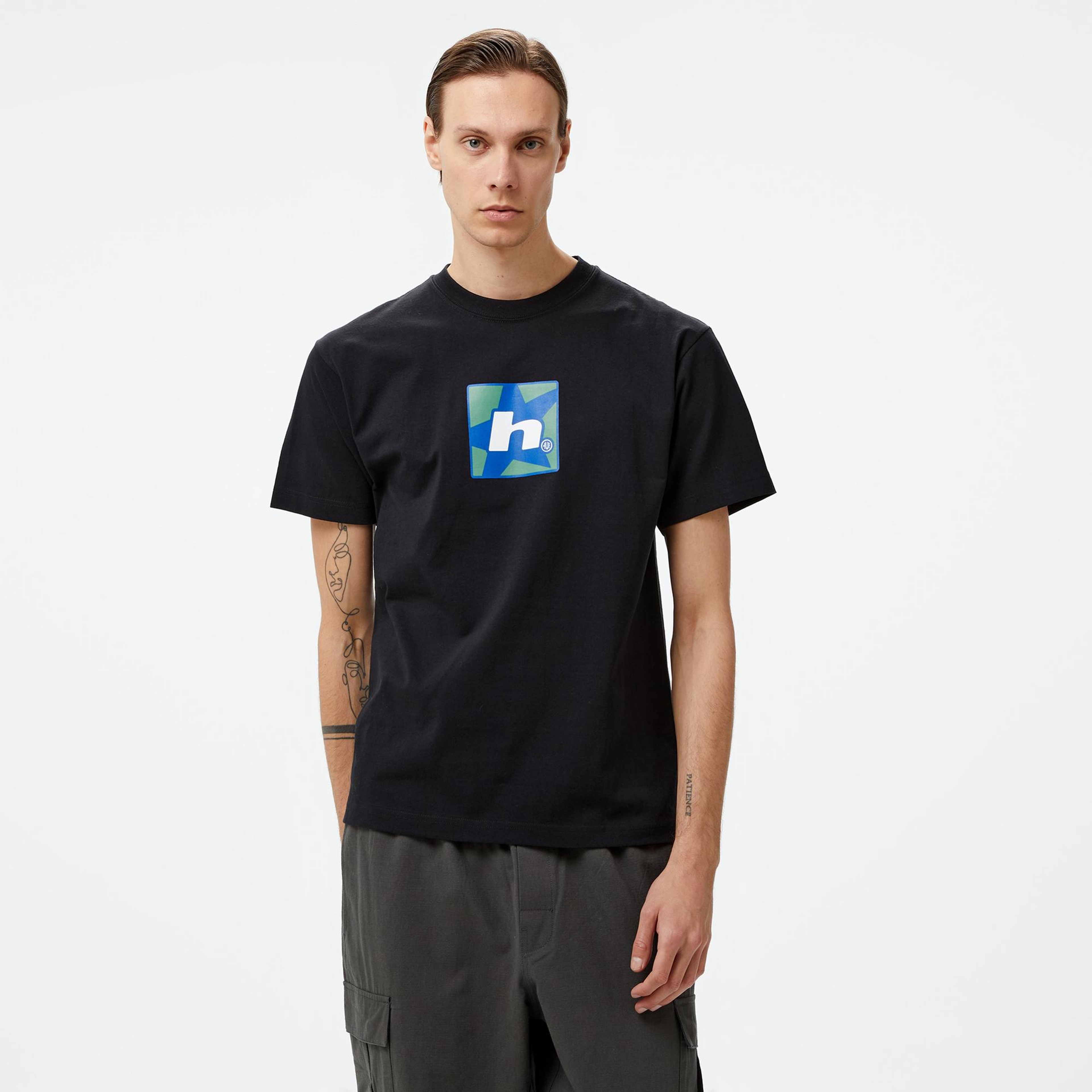 HUF Star Erkek Siyah T-Shirt
