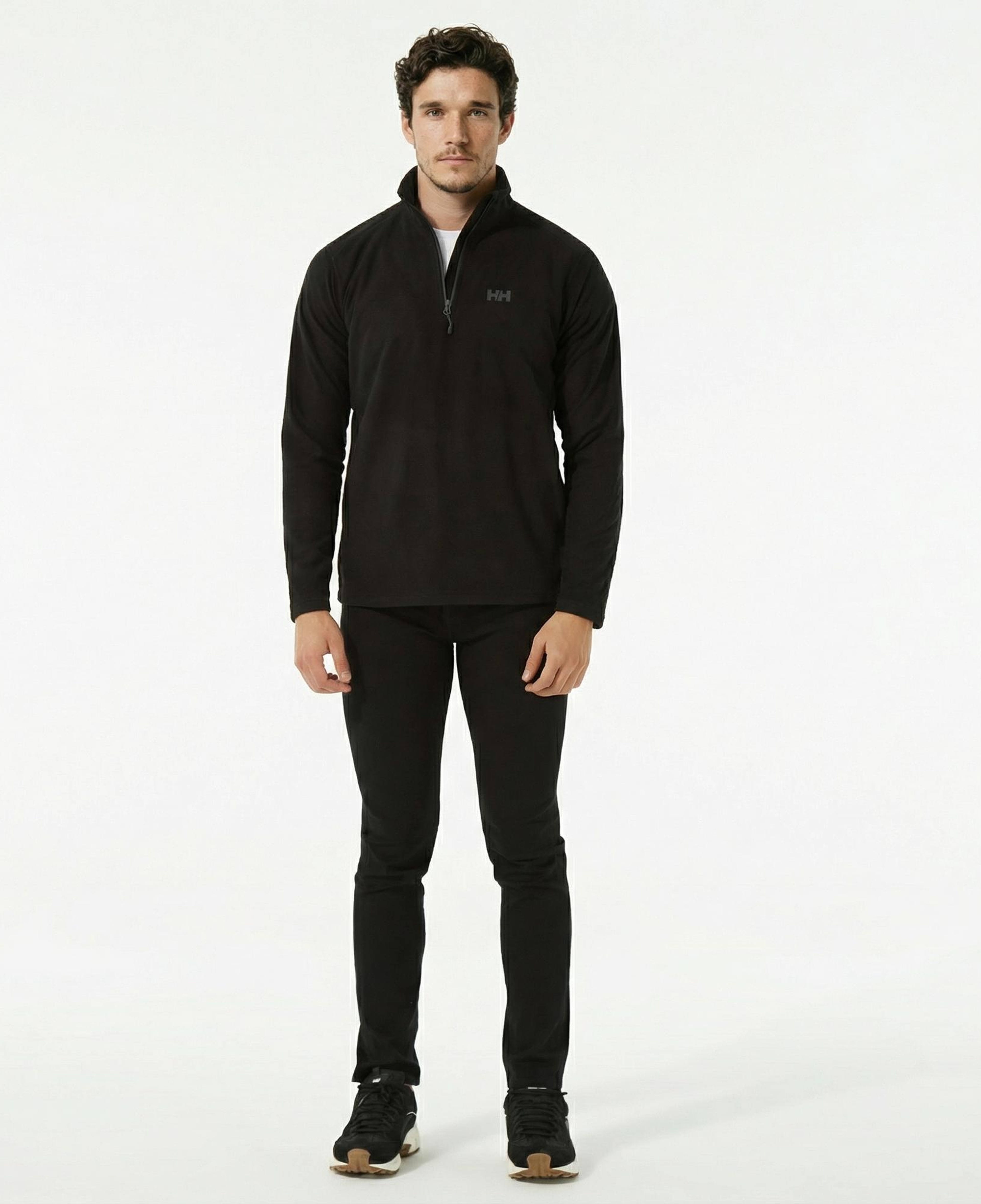 Helly Hansen HH Mount Fleece Erkek Siyah Polar Sweatshirt