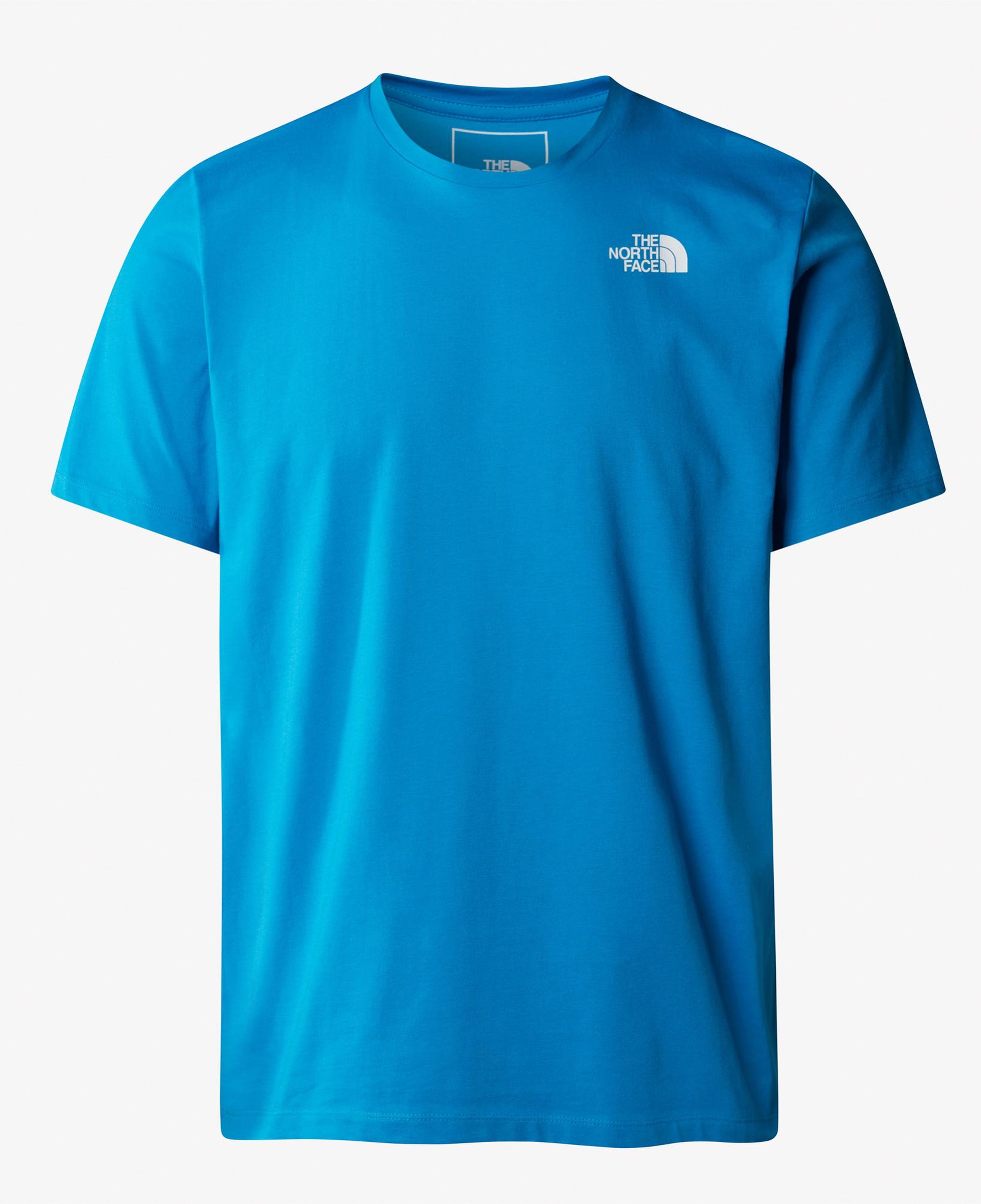 The North Face Foundation Tracks Graphic Tee Erkek Mavi T-Shirt