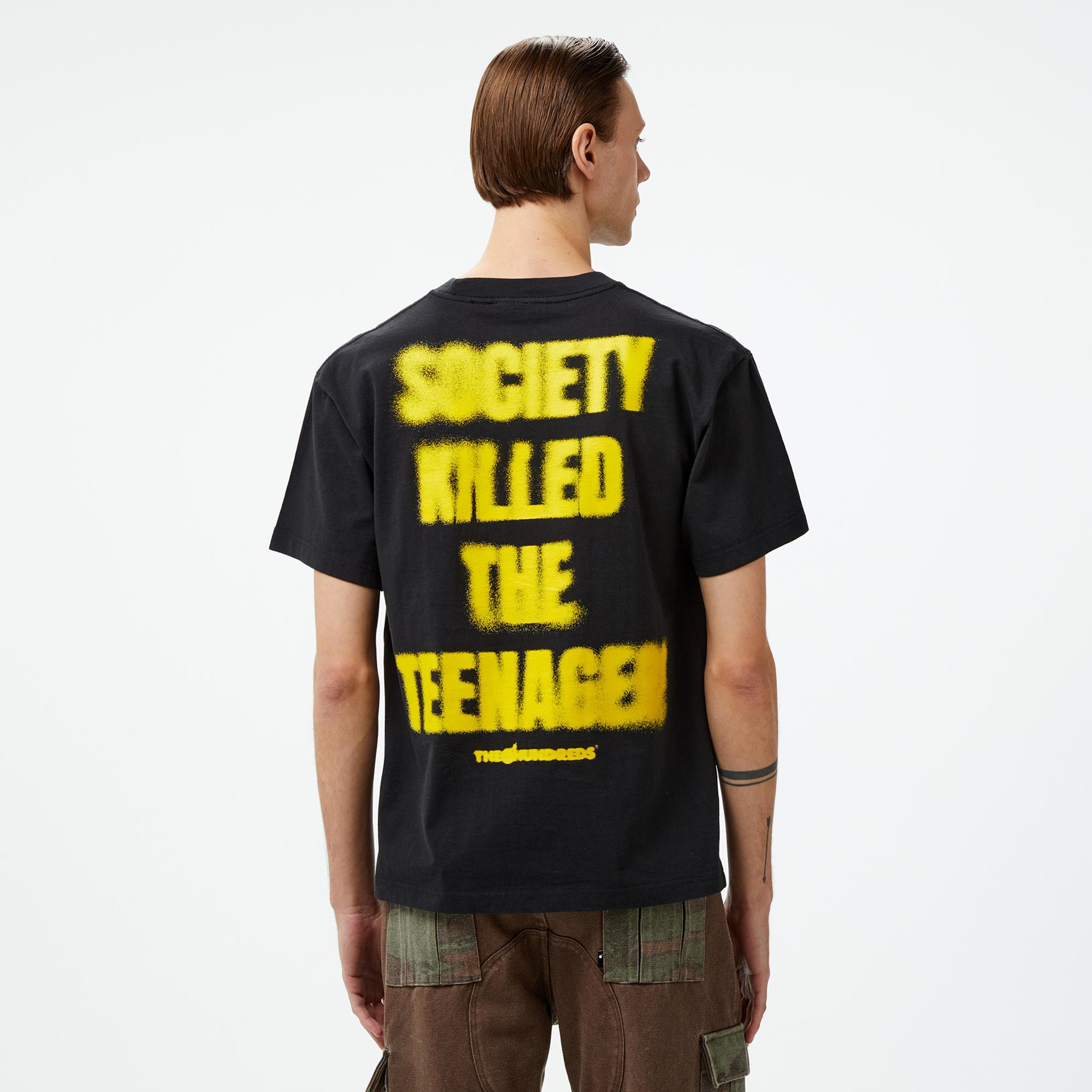 The Hundreds Society Kills Erkek Siyah T-Shirt