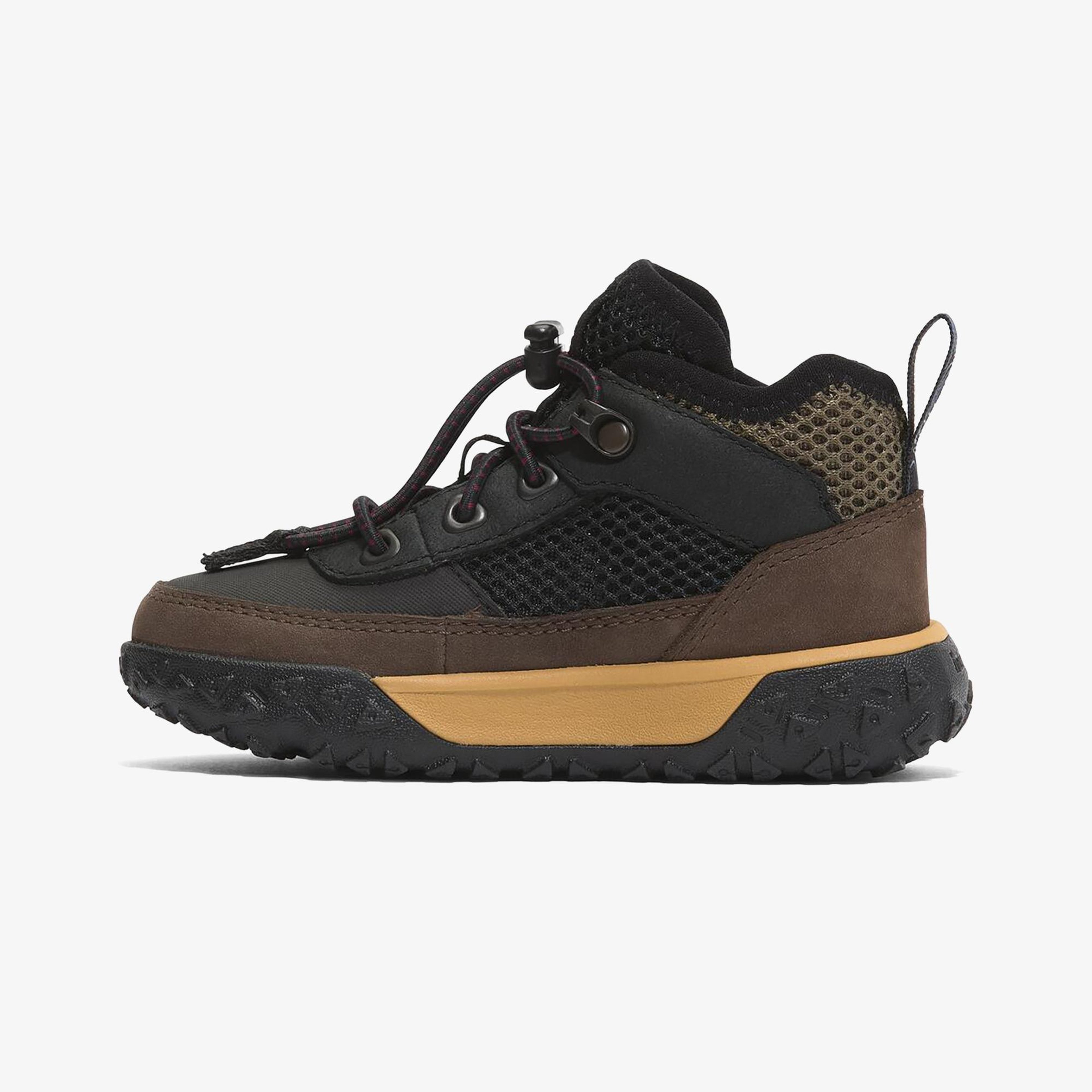 Timberland Greenstride Motion 6 Mid Lace Up Çocuk Siyah Outdoor Ayakkabı