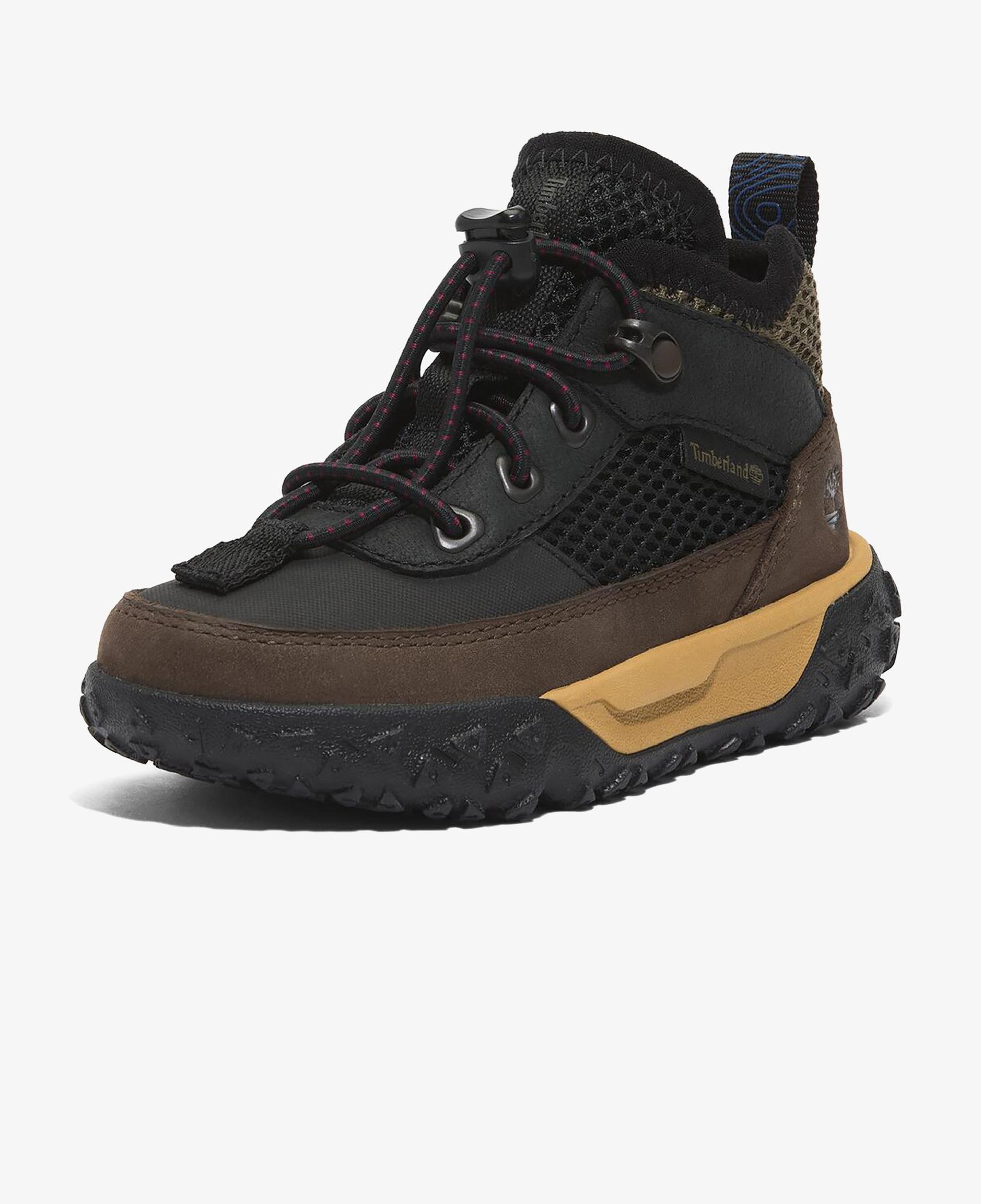 Timberland Greenstride Motion 6 Mid Lace Up Çocuk Siyah Outdoor Ayakkabı