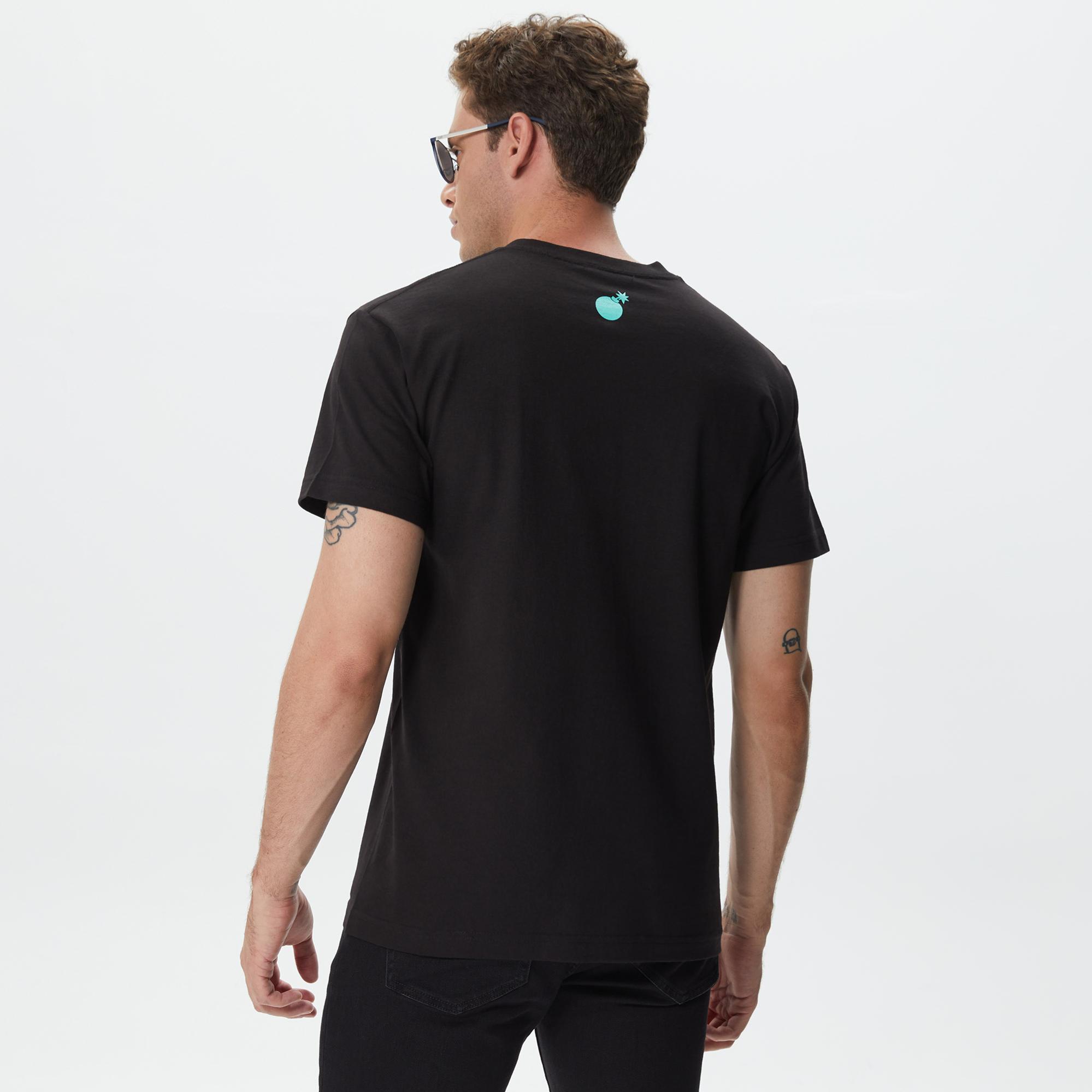 The Hundreds Drip Slant Erkek Siyah T-Shirt