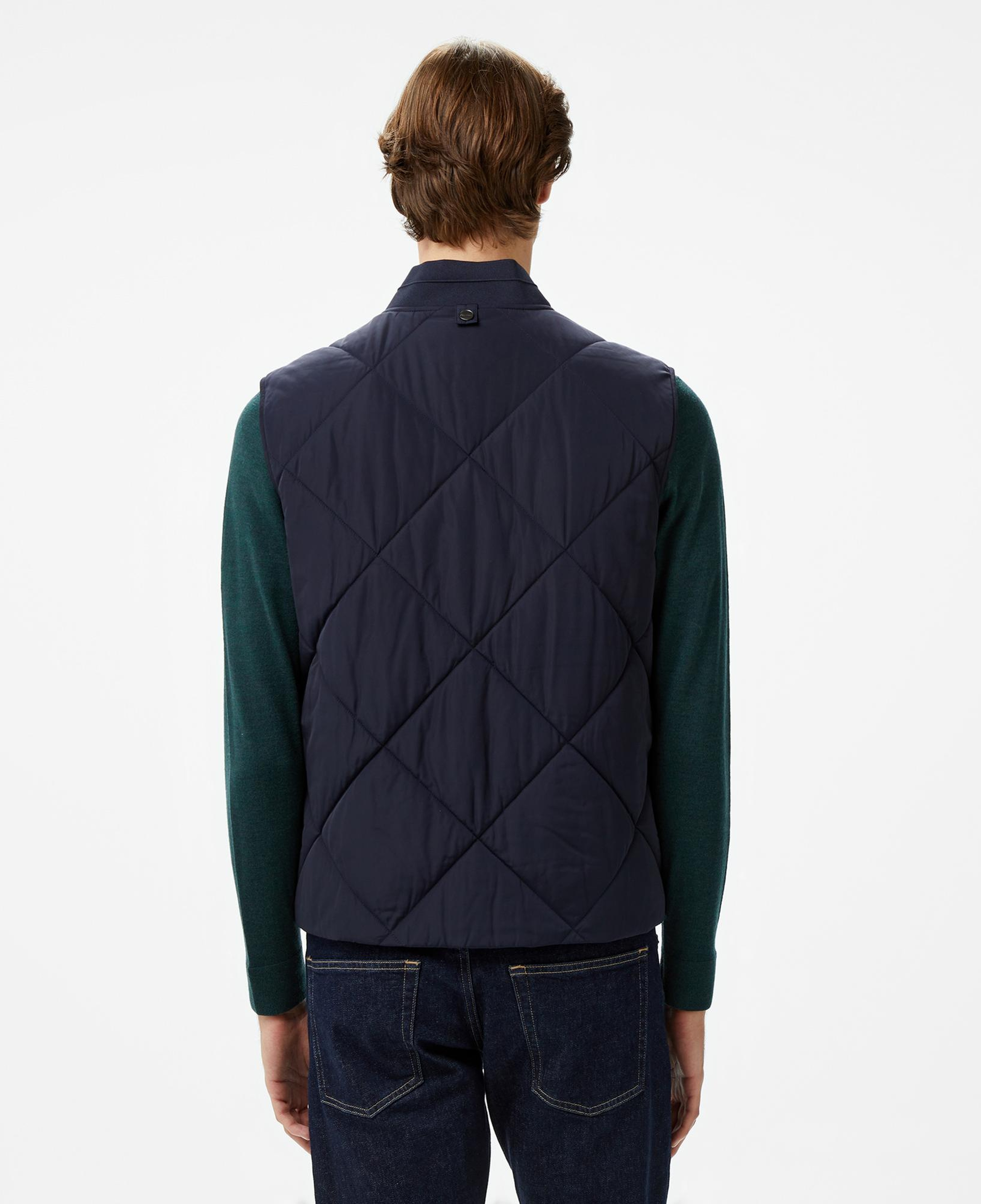 Calvin Klein Diamond Quilt Vest Erkek Lacivert Yelek