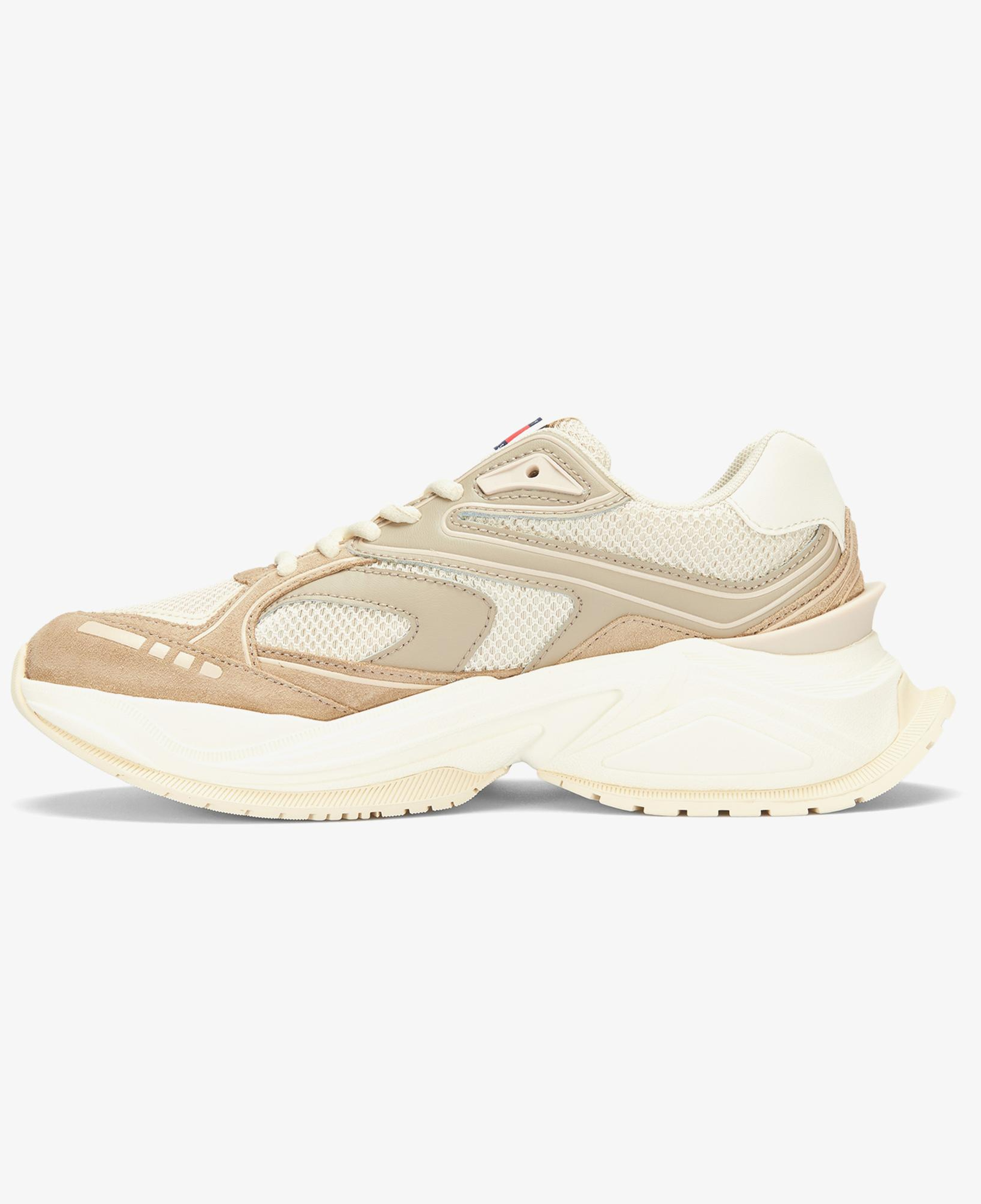 Tommy Hilfiger Jeans Trendy Retro Runner Kadın Soluk Gri Spor Ayakkabı