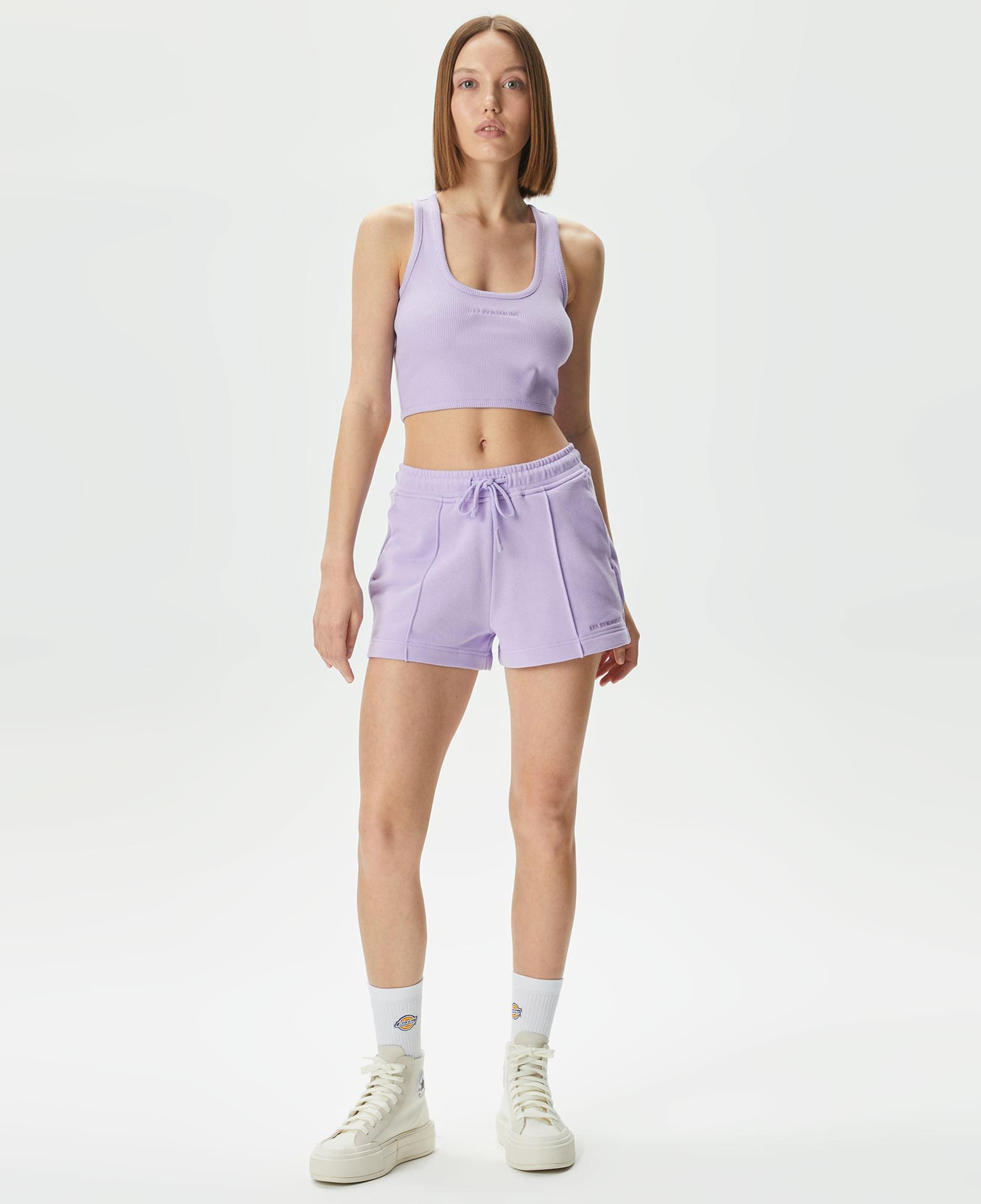 Les Benjamins  303 Kadın Mor Şort