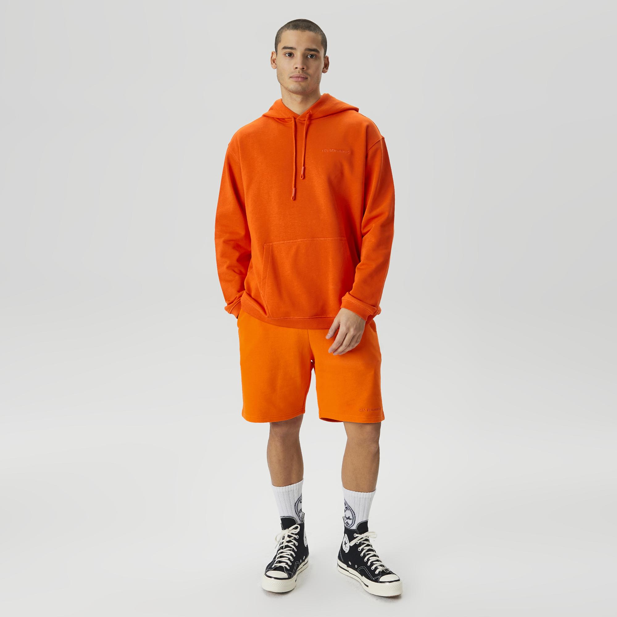 Les Benjamins Hoodie 304 Erkek Turuncu Sweatshirt