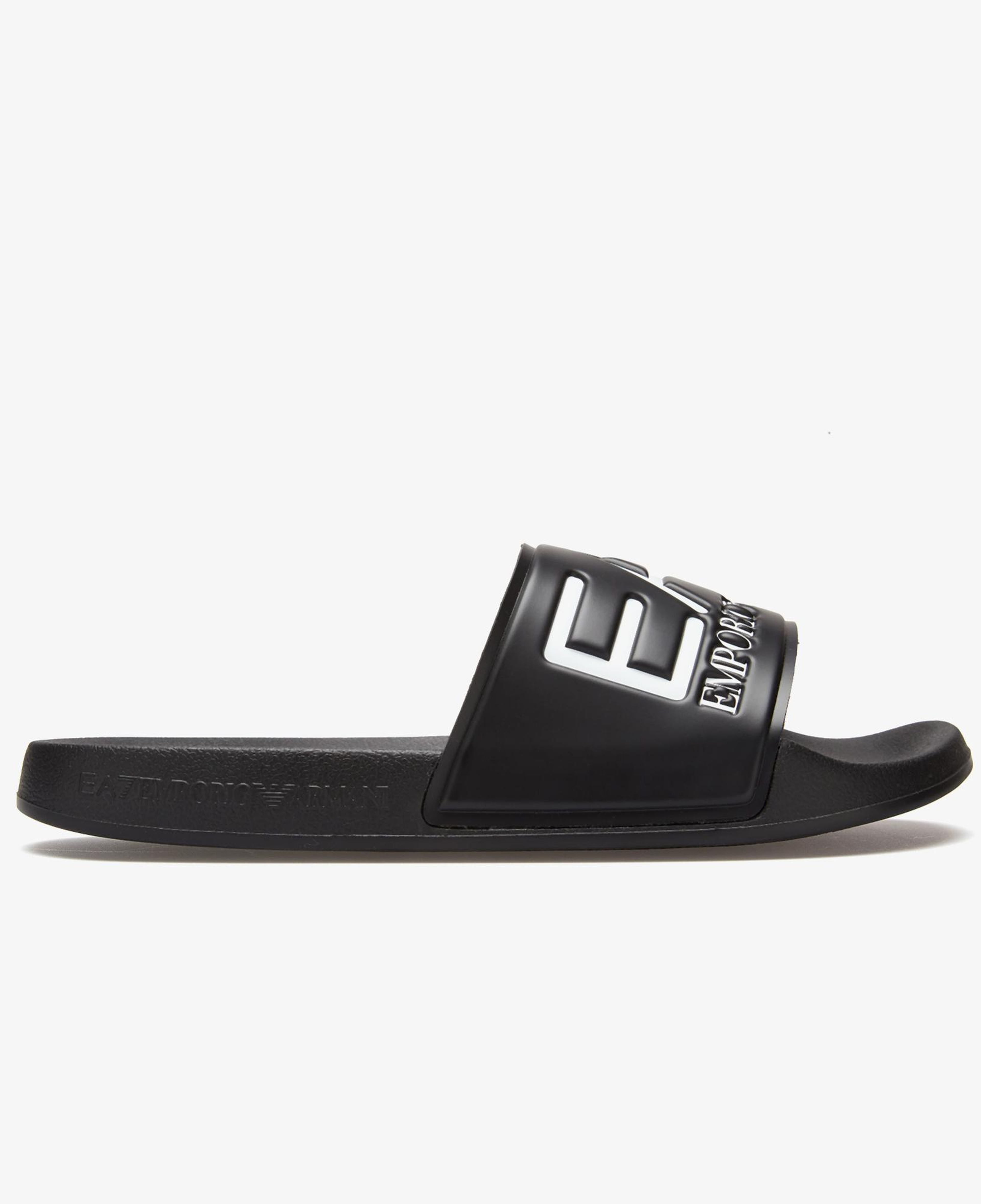 EA7 Unisex Siyah Plaj Terliği