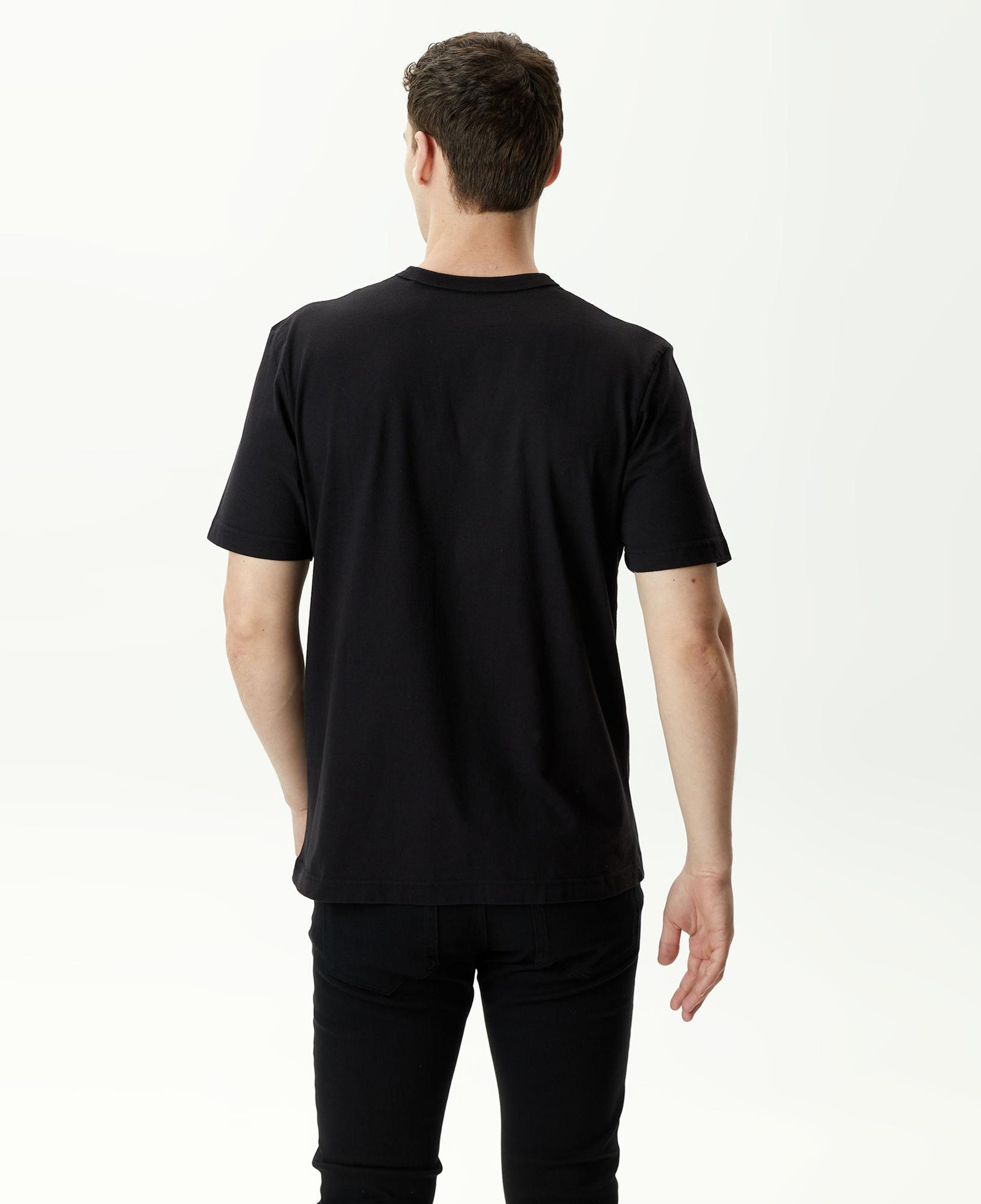 Alpha Industries Warped Label Unisex Siyah T-shirt