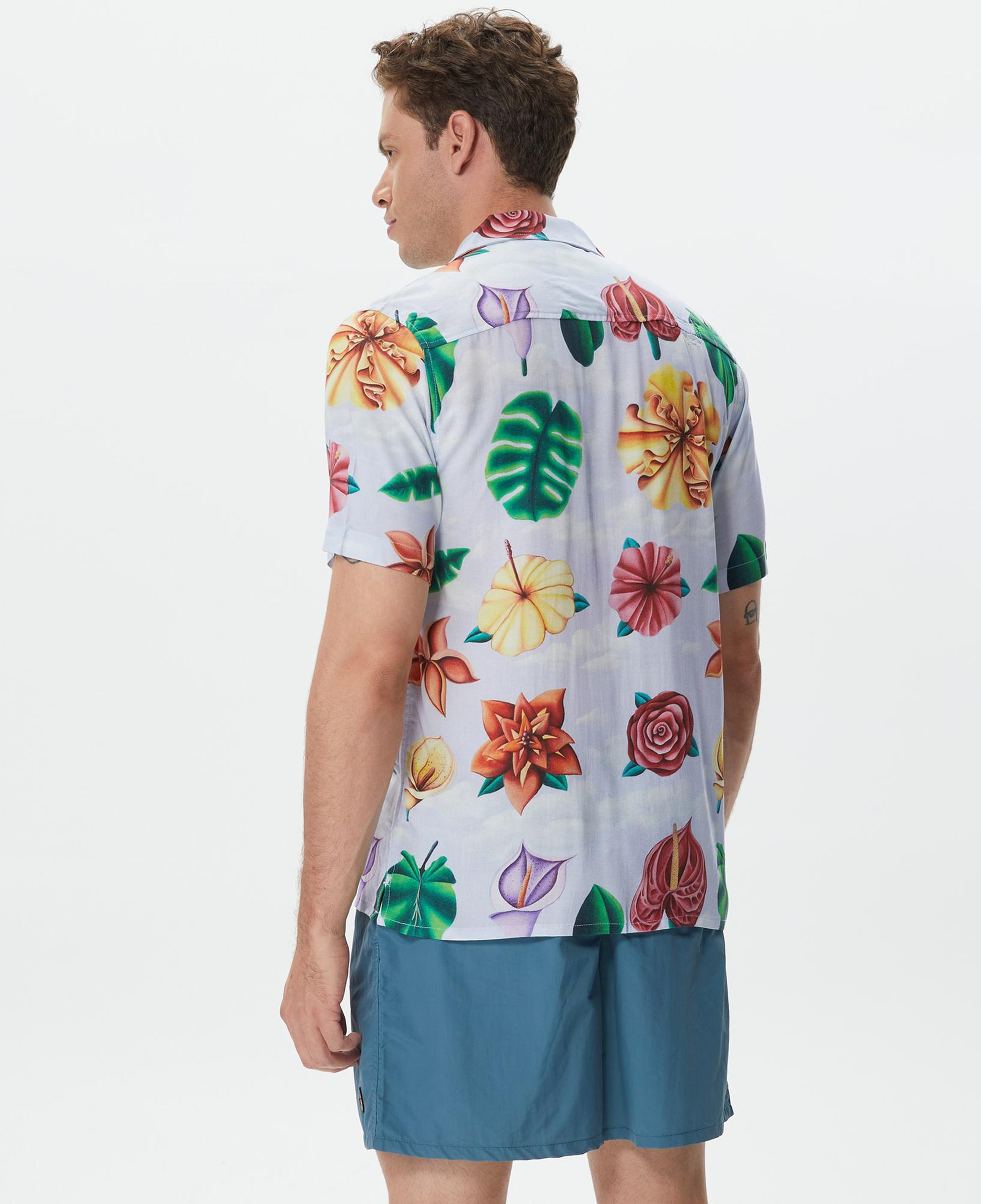 The Hundreds Blooming Woven Erkek Mavi Gömlek