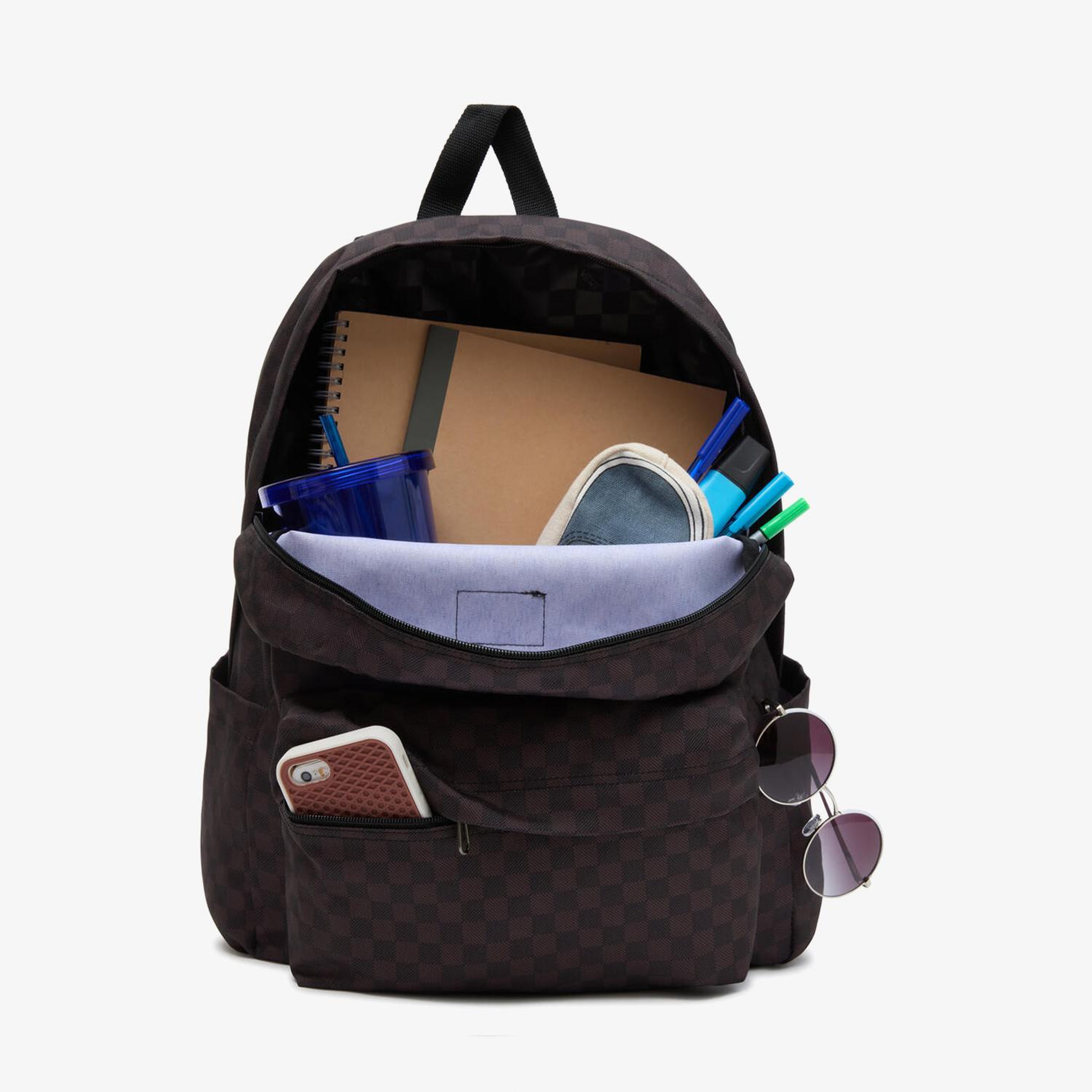 Vans Old Skool Check Unisex Siyah Sırt Çantası