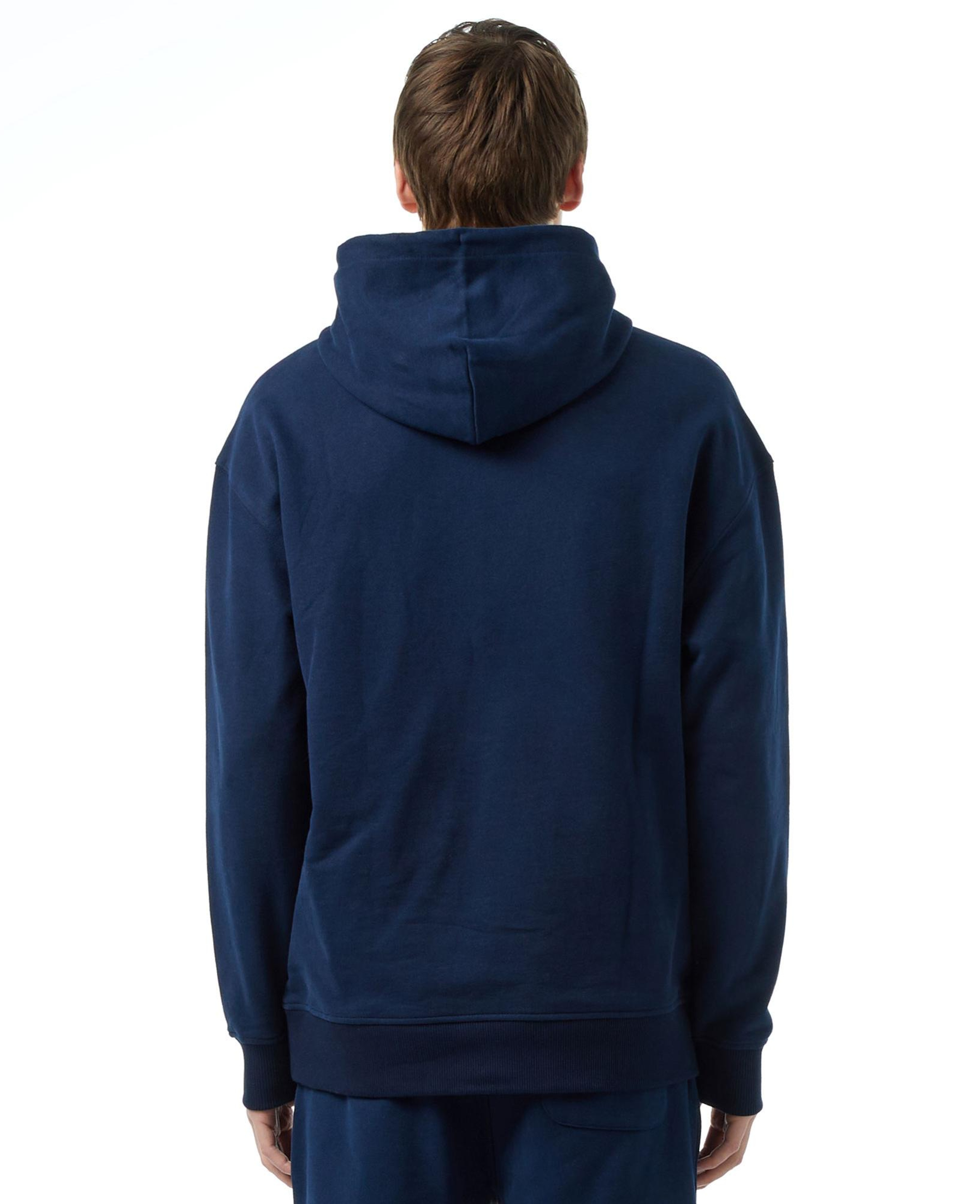 Tommy Jeans Relax Luxe Serif Hoodie Erkek Mavi Sweatshirt