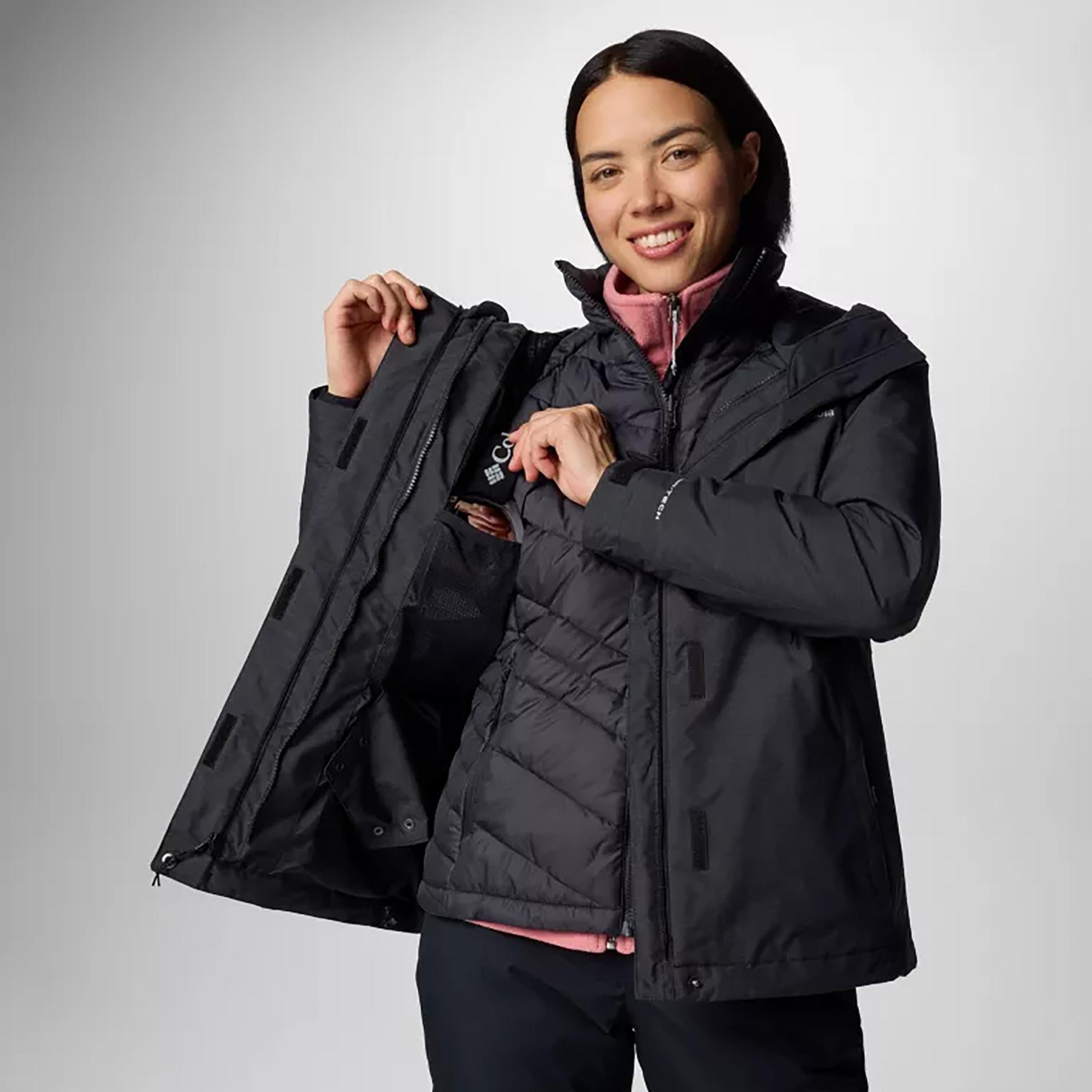 Columbia Whirlibird V Interchange Kadın Siyah Mont