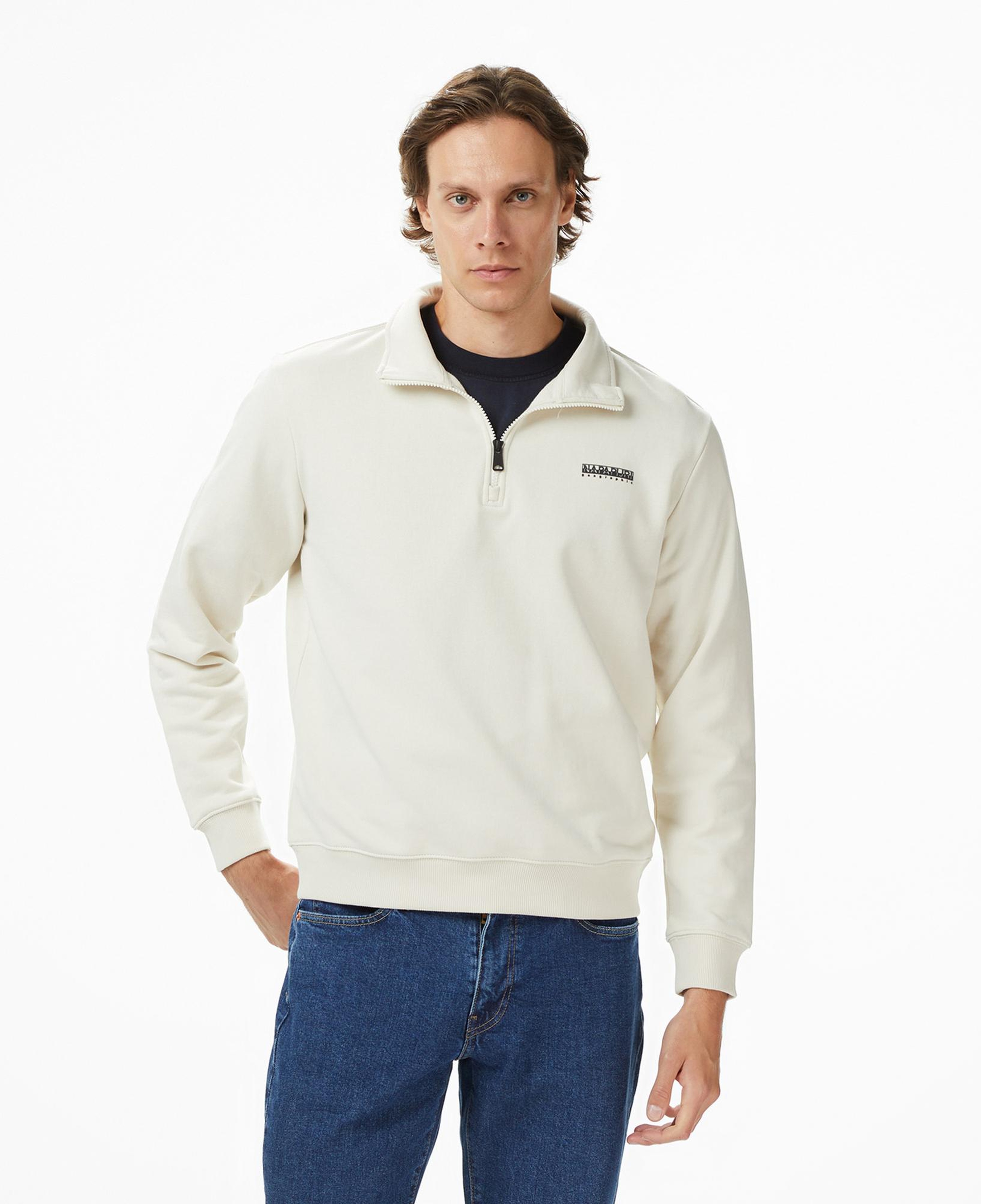 Napapijri B-Small Box Erkek Bej Sweatshirt