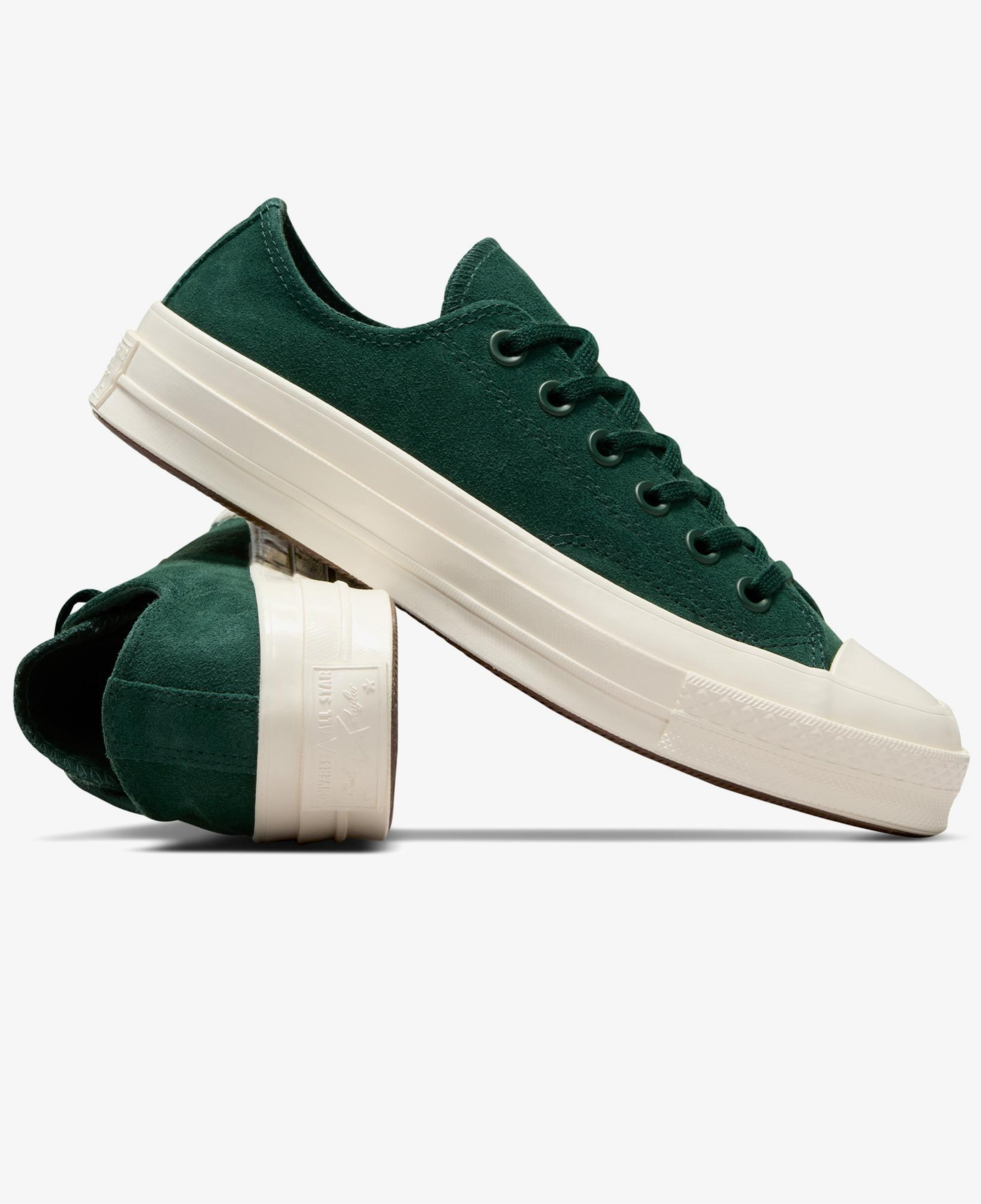 Converse Chuck 70 Unisex Yeşil Süet Sneaker